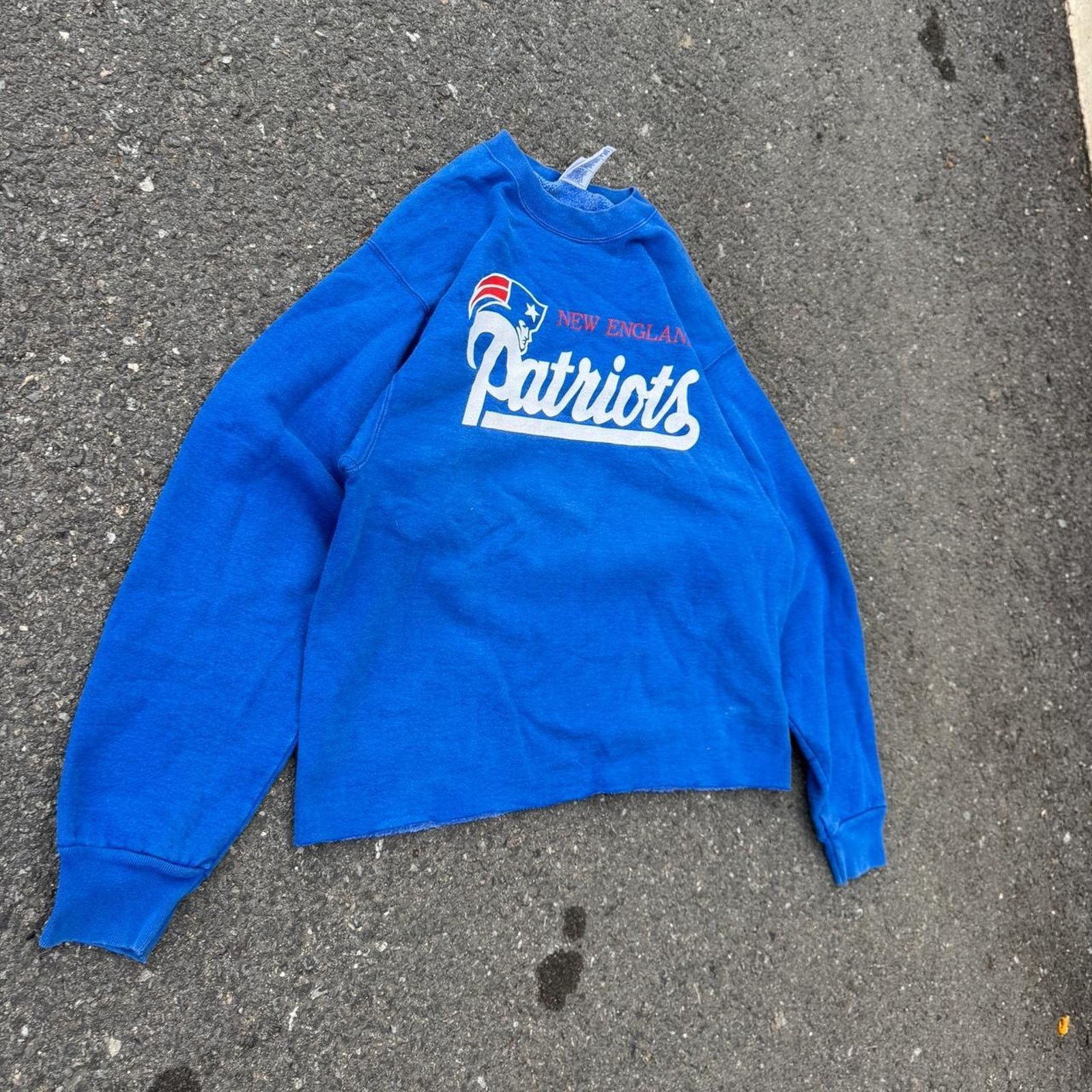 Pro Player Vintage 90s Patriots Pro Player Crewneck – Size Medium Size US XL / EU 56 / 4 - 2 Thumbnail