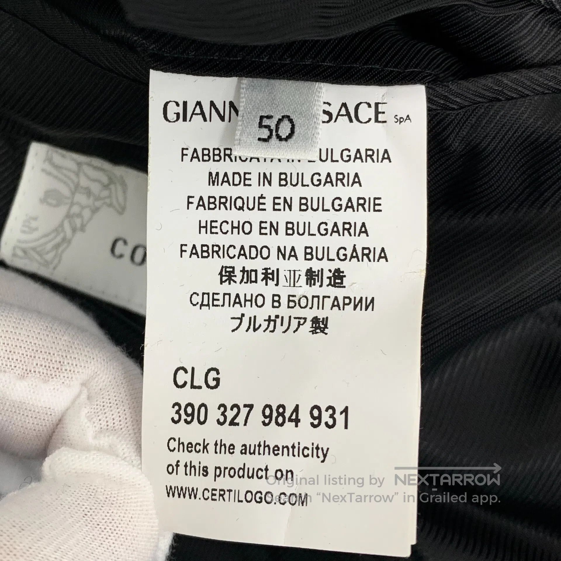 Versace Versace Gray Wool Collar Single Breasted Long Sleeve Blaze Size US M / EU 48-50 / 2 - 6 Thumbnail