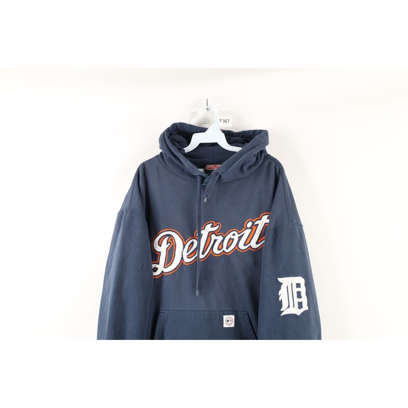 Vintage MLB Faded Heavyweight Detroit Tigers Baseball Hoodie Size US L / EU 52-54 / 3 - 2 Thumbnail