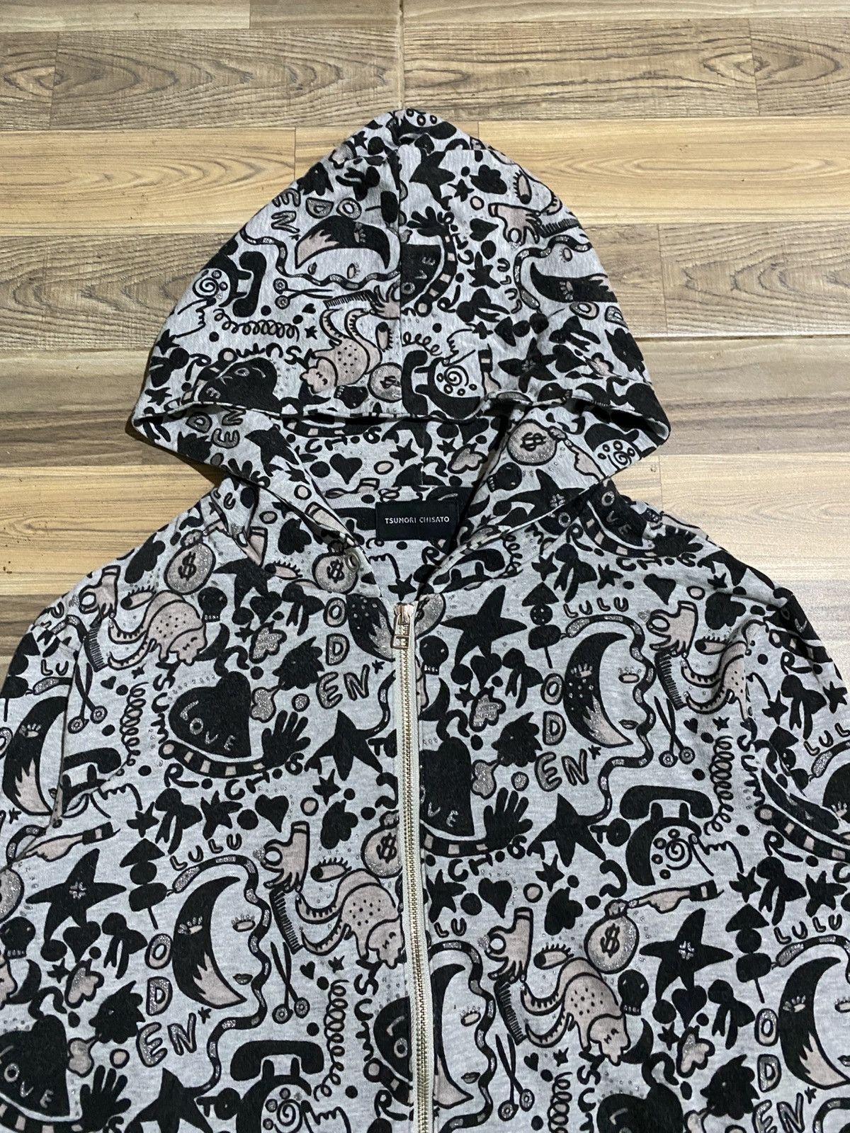 Tsumori Chisato TSUMORI CHISATO ZIPPER HOODIES Size US S / EU 44-46 / 1 - 3 Thumbnail