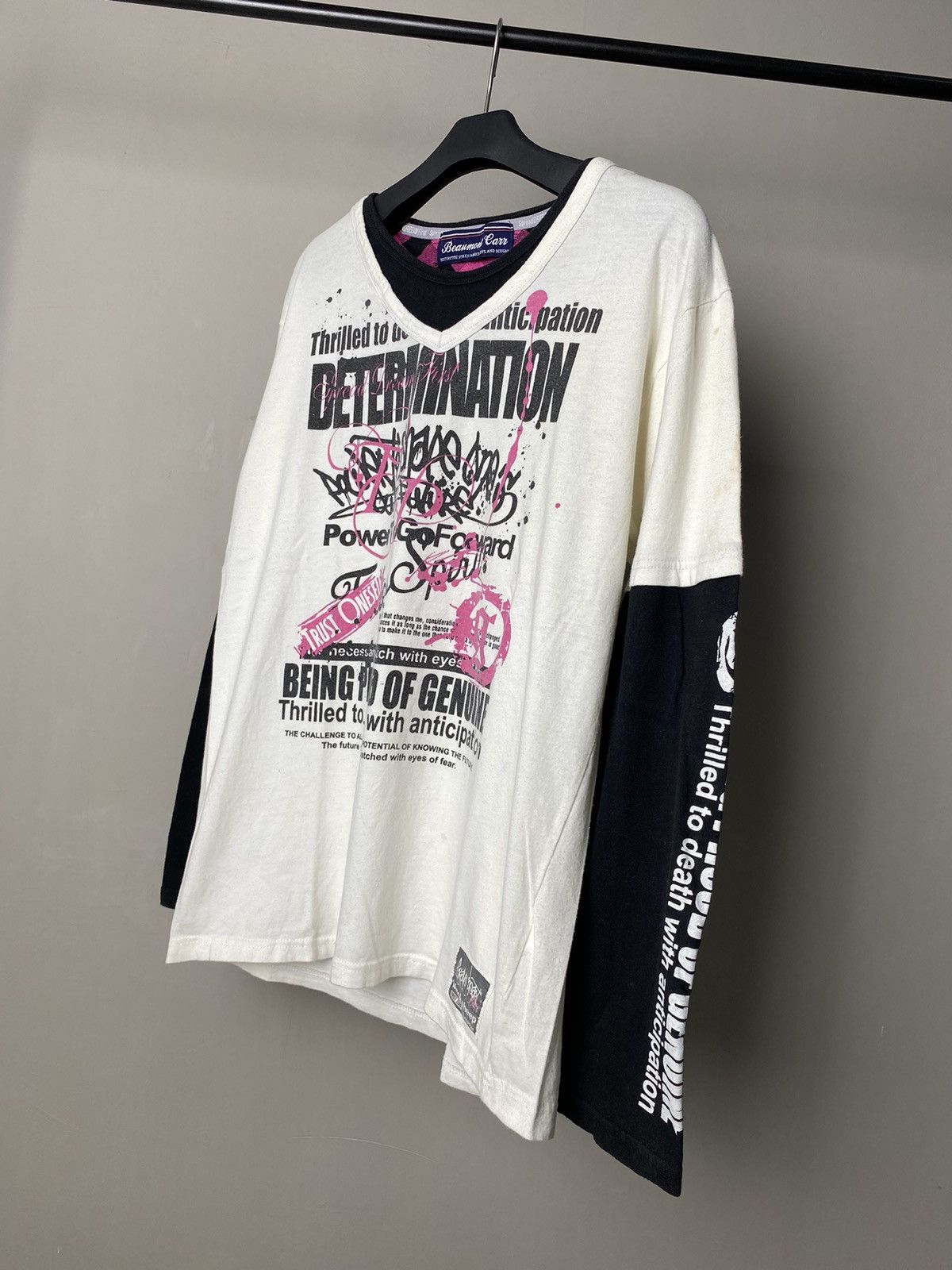 Beauty Beast × Hysteric Glamour × If Six Was Nine Beaumont Carr Poem Double Layer Longsleeve Size US M / EU 48-50 / 2 - 5 Thumbnail