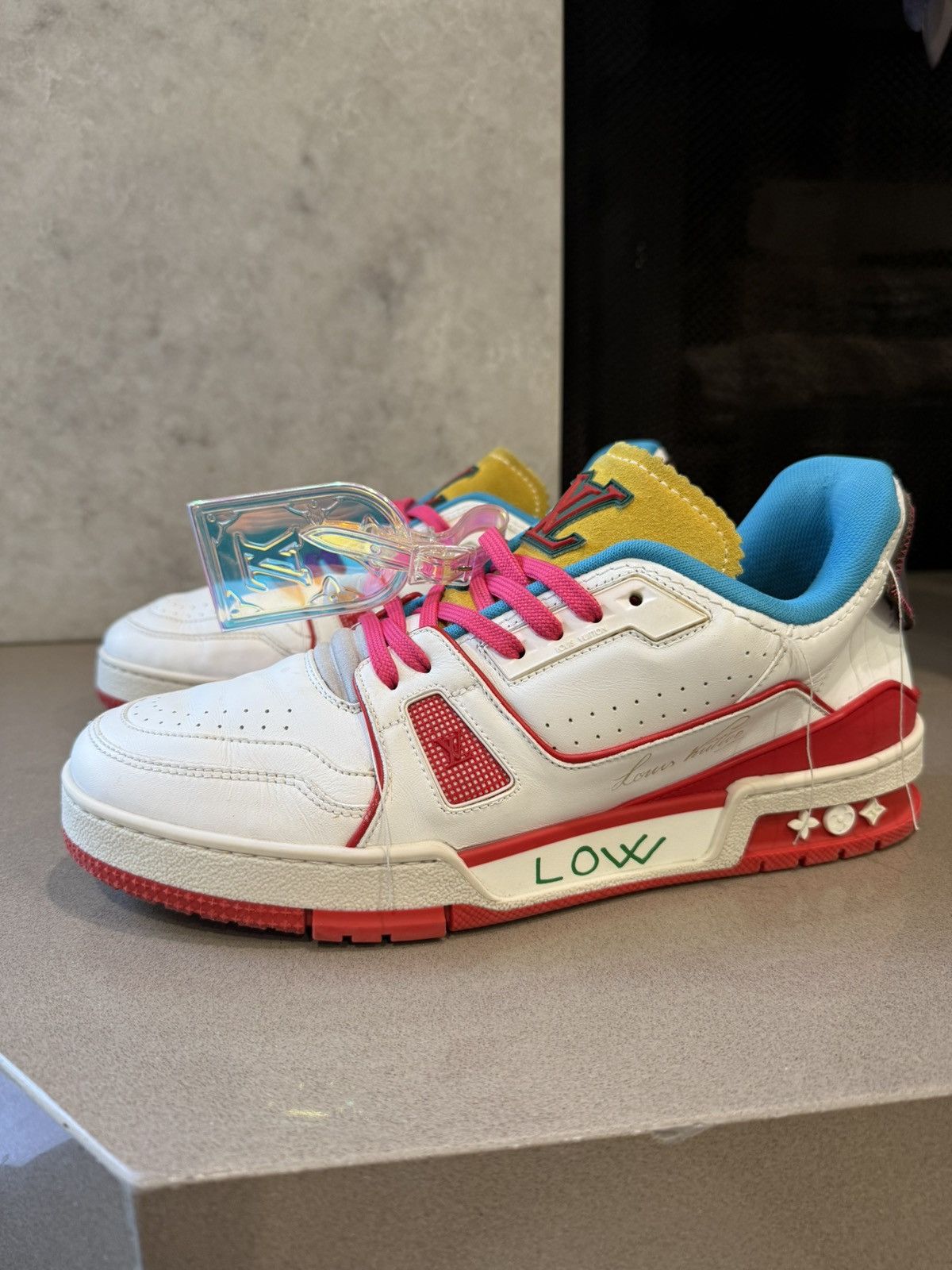 Louis Vuitton Louis Vuitton Japan Exclusive Upcycled Trainer Sneaker Size US 8 / EU 41 - 1 Thumbnail