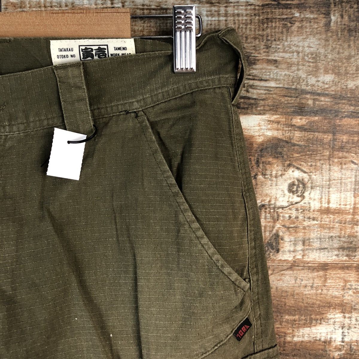 Japanese Brand Tora Green Cargo Multipocket Joggers Pants #A2533 Size US 28 / EU 44 - 8 Thumbnail