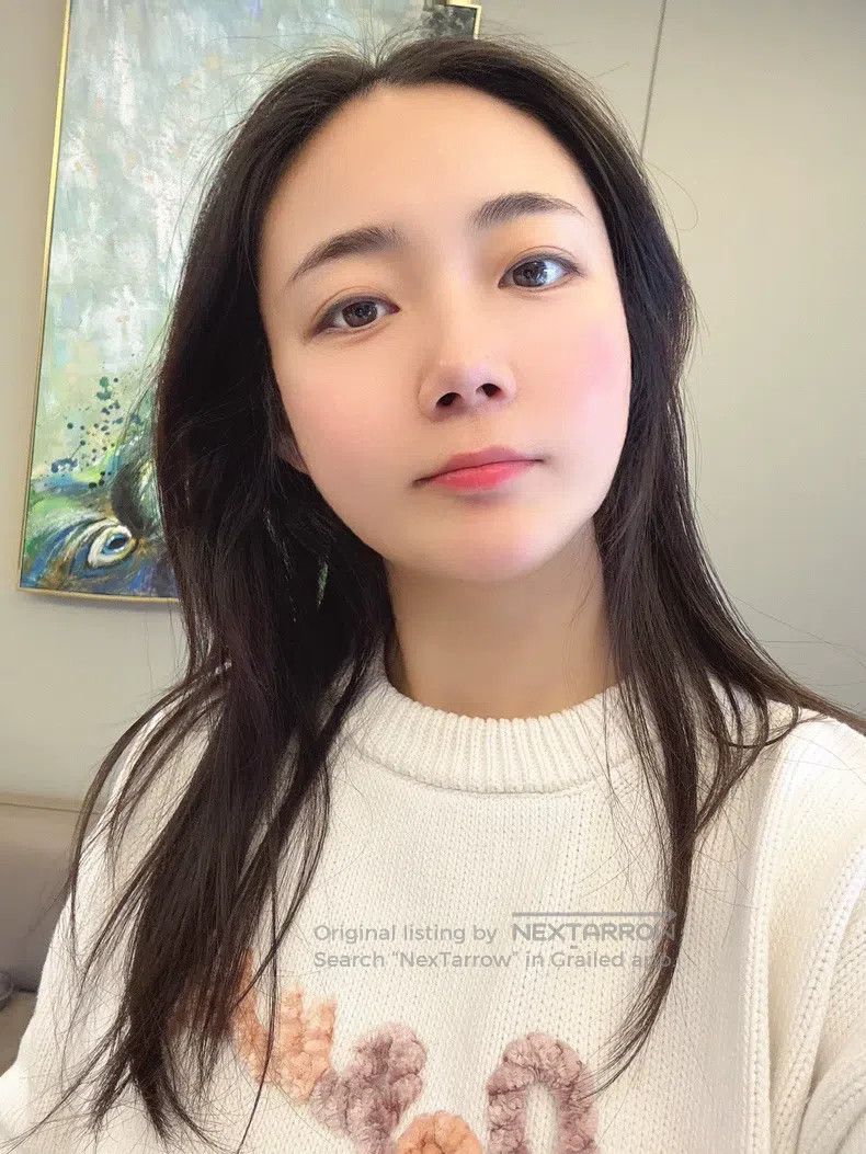 Loewe Loewe White Flocked Colorful Logo Round Neck Knit Sweater Size S / US 4 / IT 40 - 6 Thumbnail