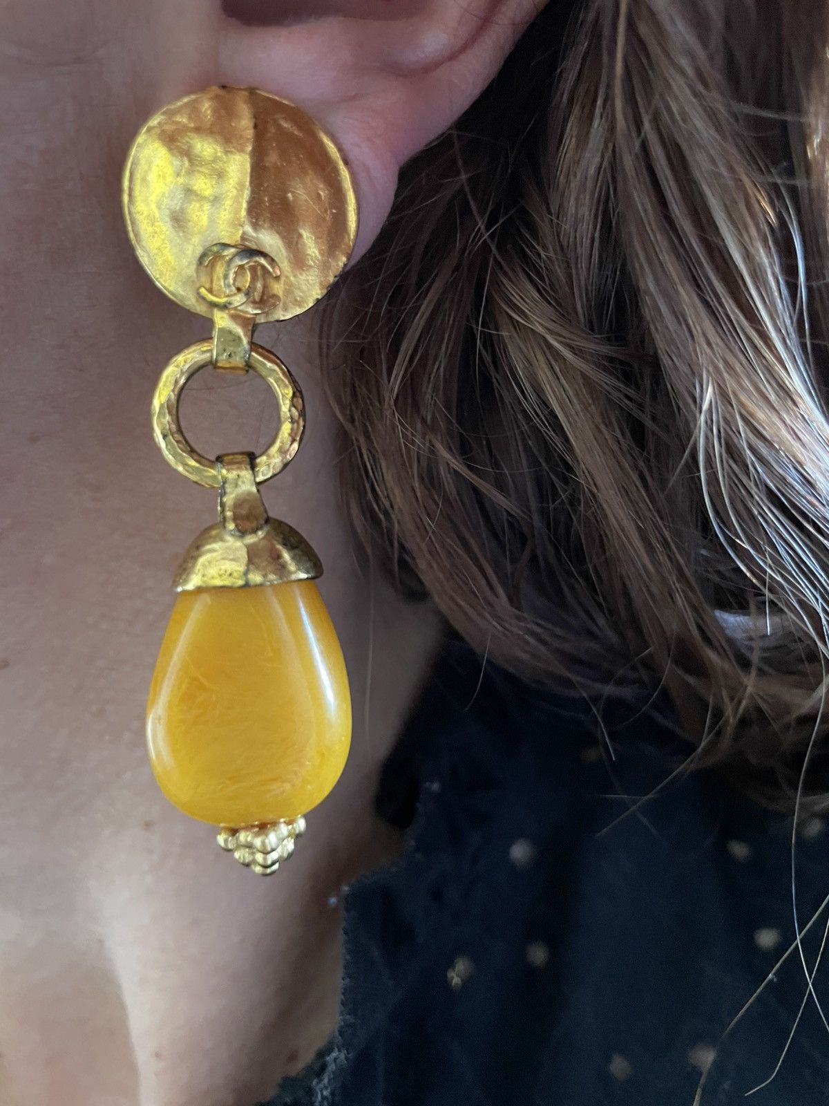 Chanel CHANEL maxi earrings gripoix Size ONE SIZE - 7 Thumbnail