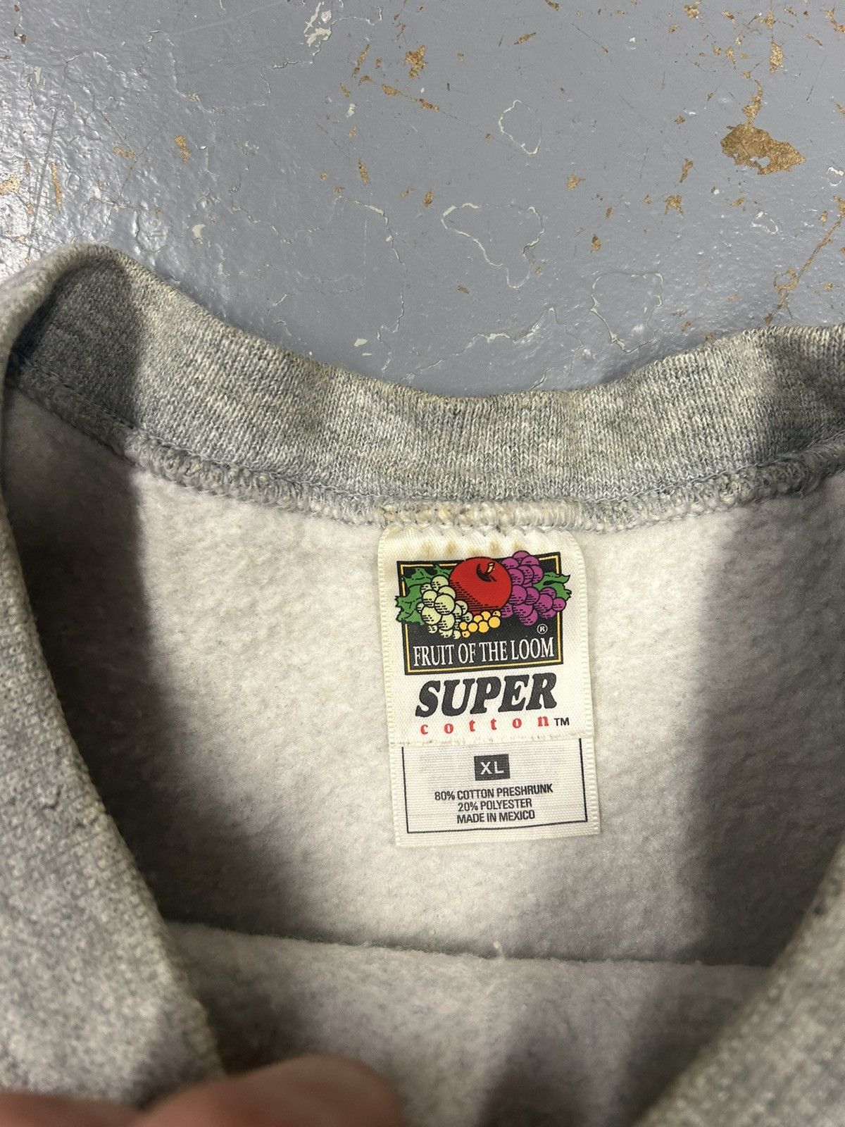 Vintage Crazy Vintage 90 Grey Iowa Dentistry Baggy Pullover Crewneck Size US XL / EU 56 / 4 - 3 Thumbnail