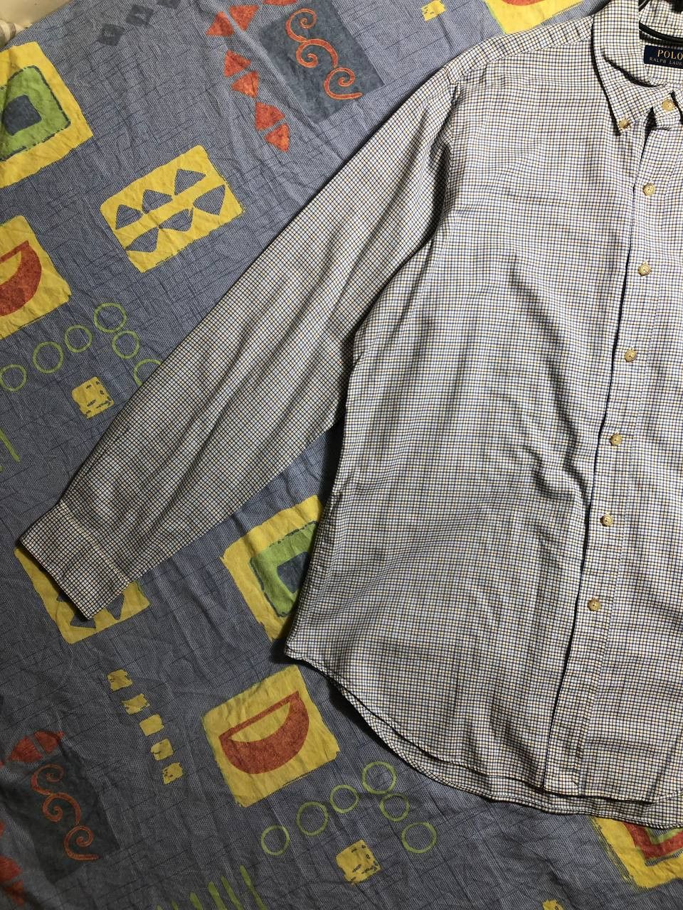 Polo Ralph Lauren × Ralph Lauren × Vintage Vintage POLO RALPH LAUREN Button Up Shirt rare 90s Size US L / EU 52-54 / 3 - 3 Thumbnail