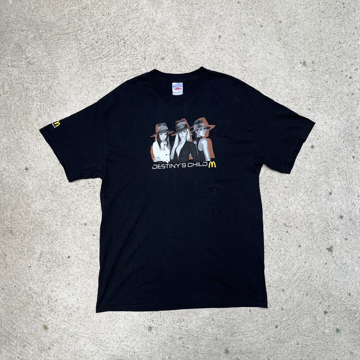image of Band Tees x Rap Tees Destiny’S Child 2005 Vintage T-Shirt in Black, Men's (Size Large)