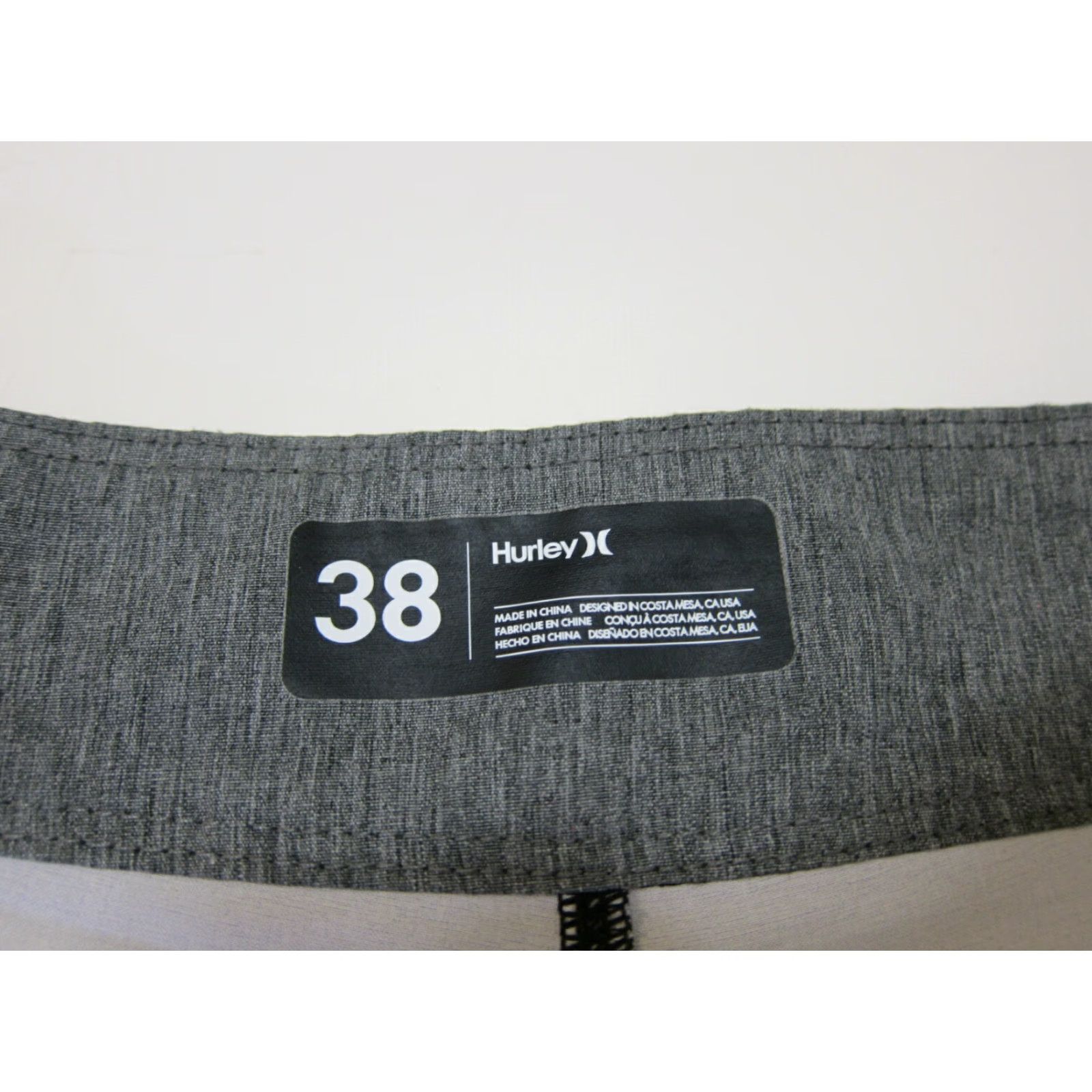 Hurley Hurley Phantom Black Grey Stripe Stretch Swim Board Shorts Men 38 Size US 38 / EU 54 - 3 Thumbnail