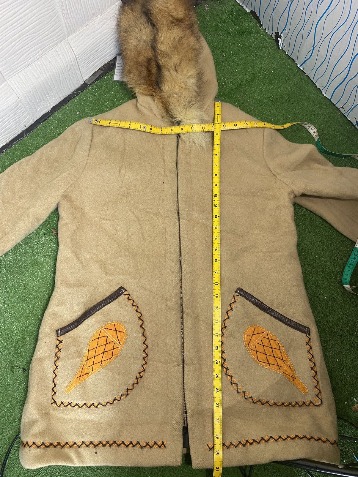 If Six Was Nine VINTAGE JAMES BAY MFG. INC. ARCTIC SCENE WOOL PARKA Size M / US 6-8 / IT 42-44 - 12 Thumbnail