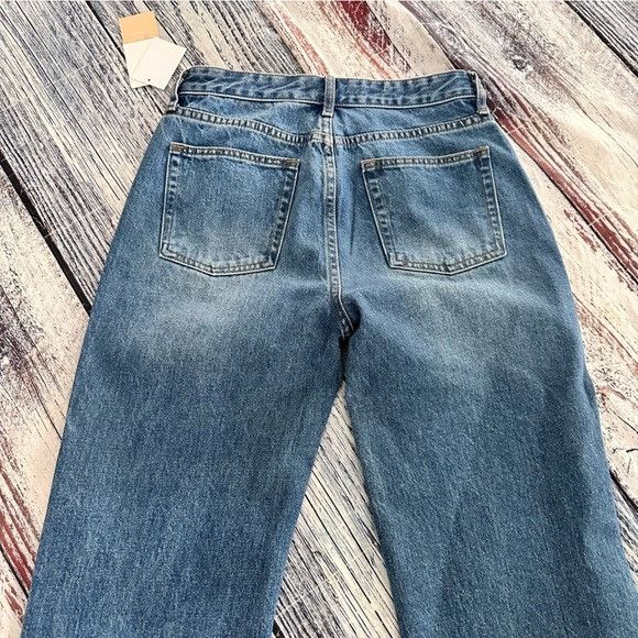 Other NWT JUSTFAB Women's Blue Jeans with Rhinestone Accents Strai Size 28" / US 6 / IT 42 - 3 Thumbnail