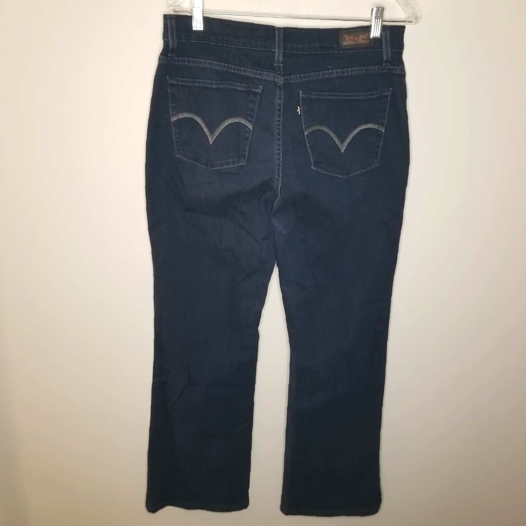 Levi's Levi 512 Womens Slimming Bootcut Jeans Size 14M Blue Size 32" / US 10 / IT 46 - 4 Thumbnail
