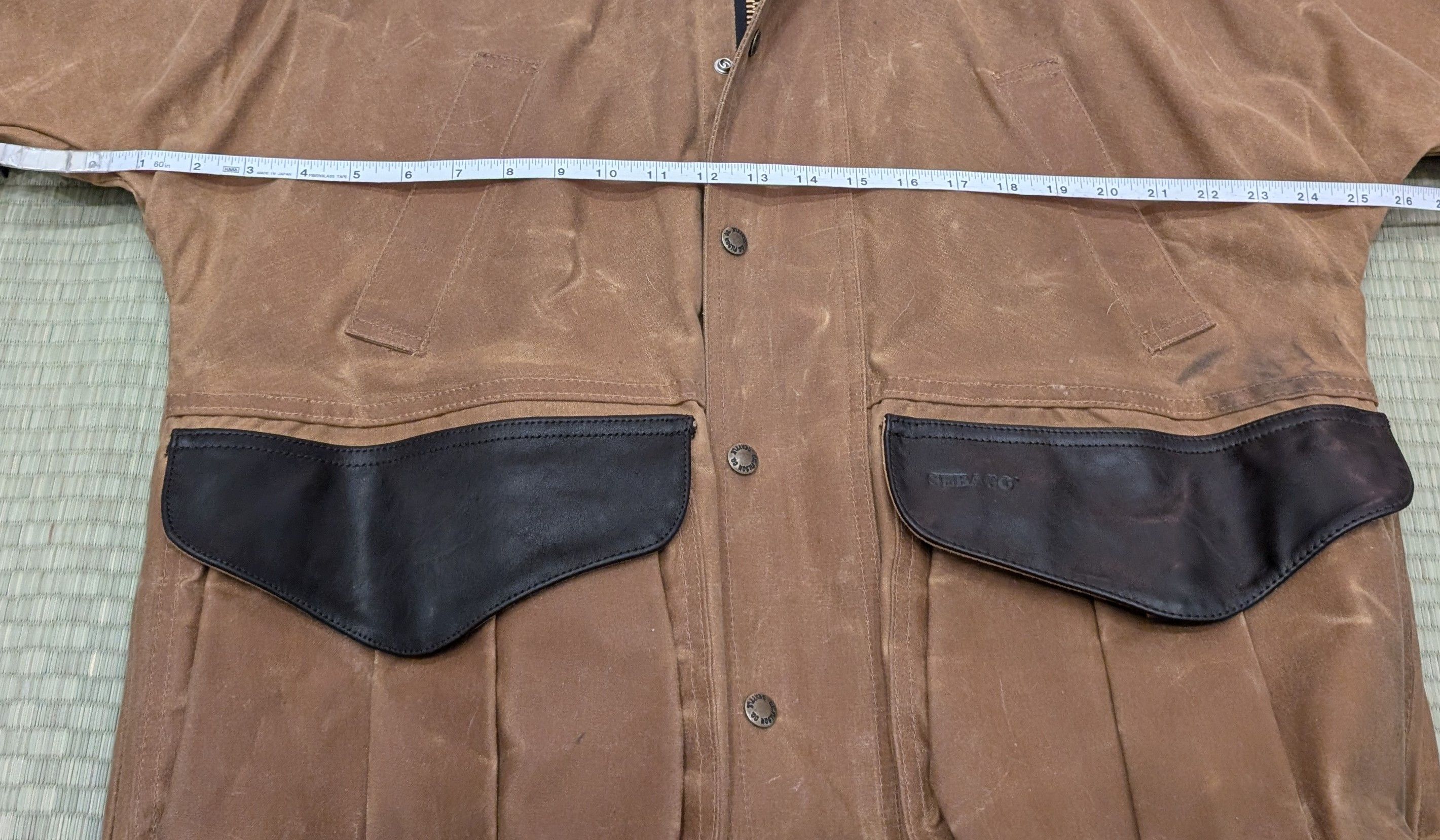 Filson × Sebago RARE Filson x Sebago Tin Cloth Waxed Jacket YKK Made in USA Size US M / EU 48-50 / 2 - 6 Thumbnail