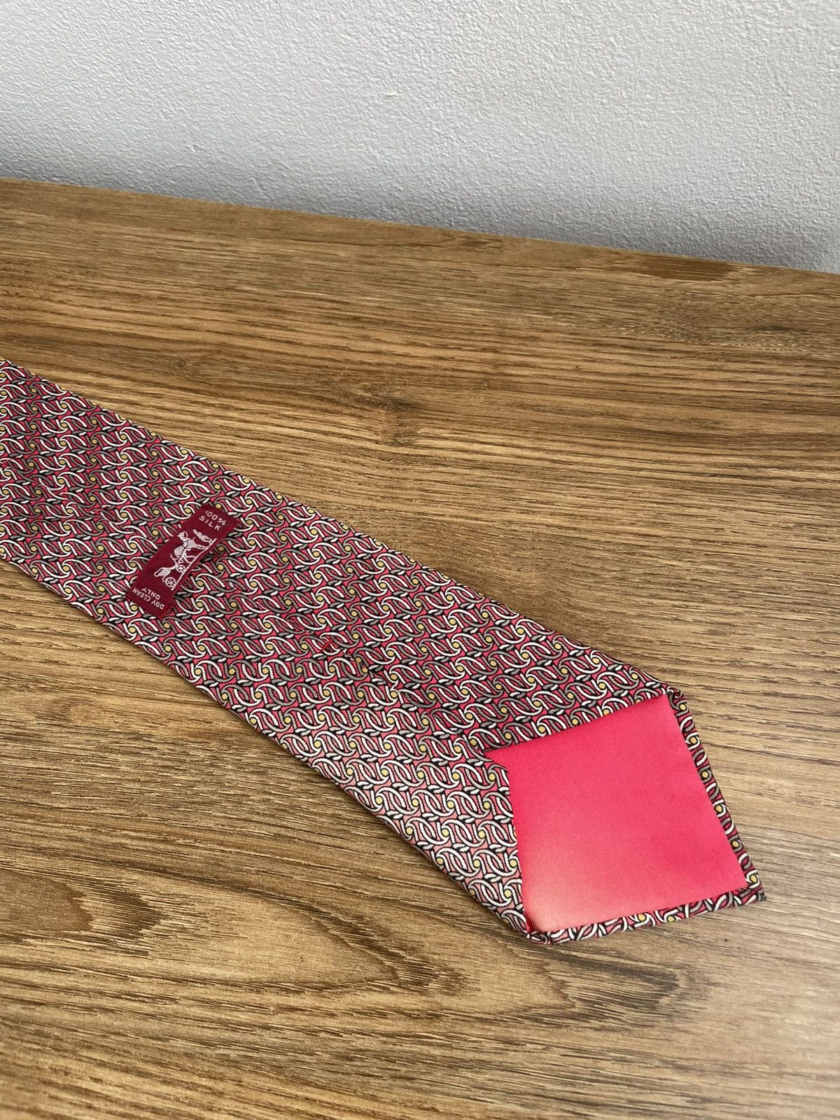 Hermes Hermes Paris Vintage 90s 100% Silk Tie Made France 7454 HA Size ONE SIZE - 3 Thumbnail