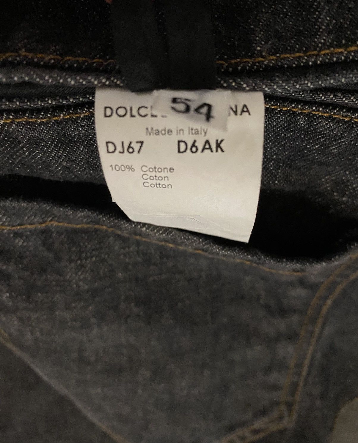 Dolce & Gabbana Dolce and Gabbana 🇮🇹 blue indigo denim D6AK jacket 54 VGC Size 44R - 12 Thumbnail