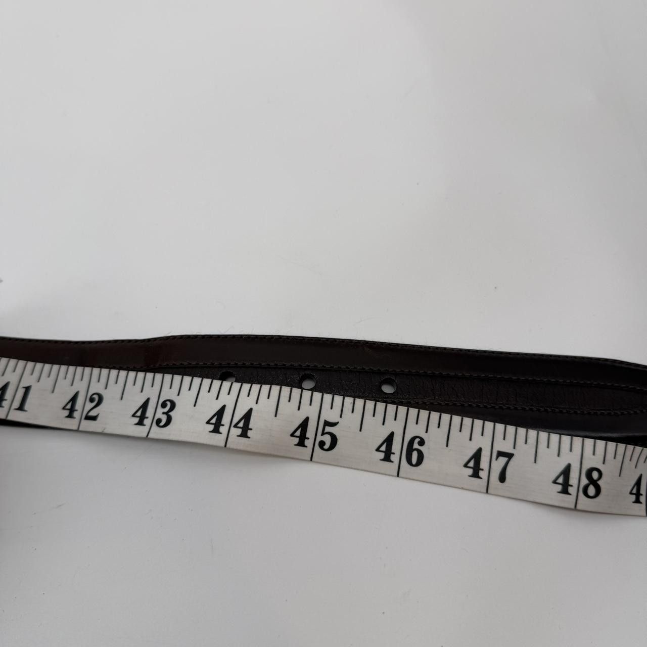Mezlan Mezlan Men’s Brown Leather Belt Made in Spain Size 42 Size 42 - 5 Thumbnail