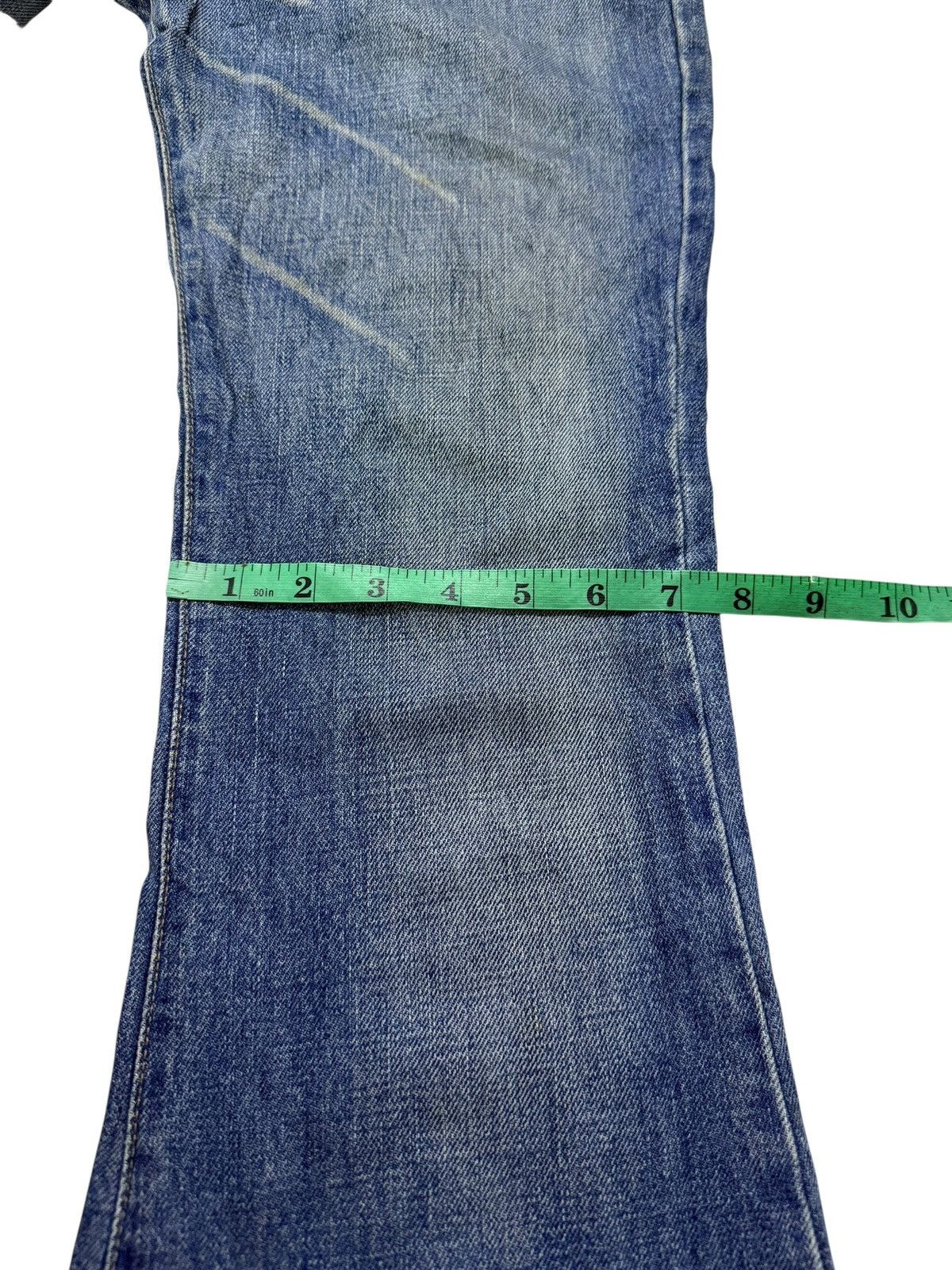 Big John Vintage 80s Big John Flared Stacked Distressed Denim Size US 28 / EU 44 - 10 Thumbnail
