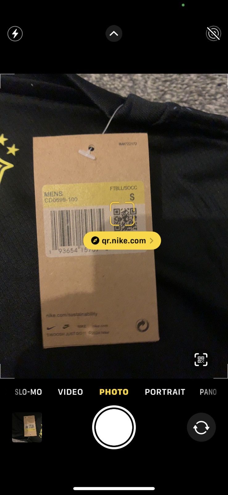 Nike Brazil Special Edition Jersey Size US S / EU 44-46 / 1 - 5 Thumbnail