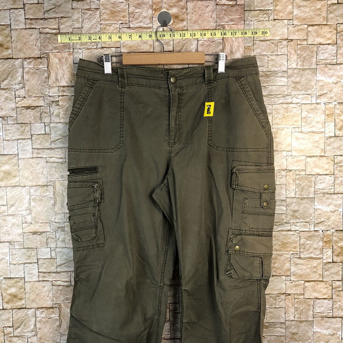 Other Courtenay Green Cargo Multipocket Pants #A965 Size 32" / US 10 / IT 46 - 2 Thumbnail