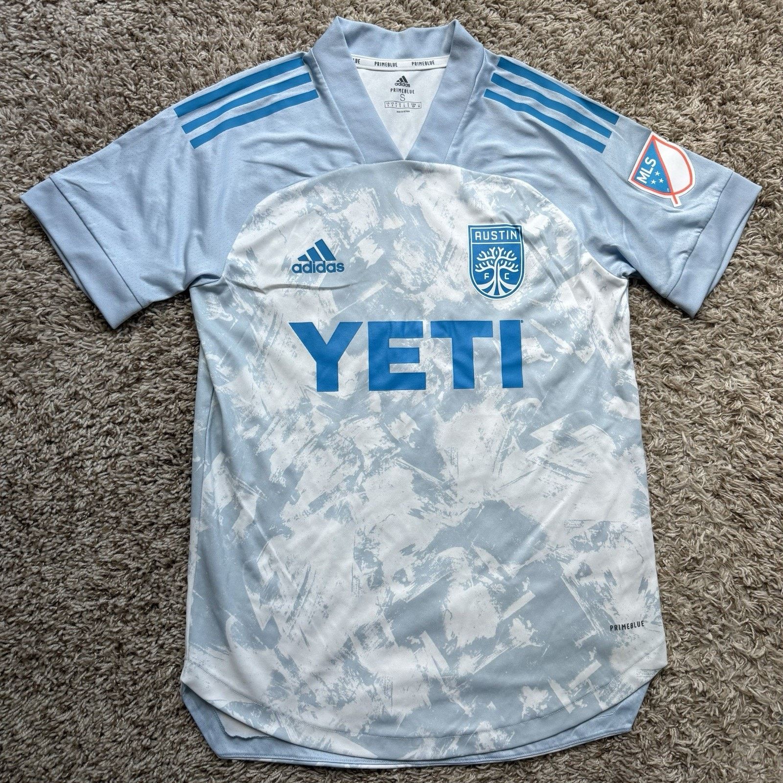 Adidas Adidas Austin FC PRIMEBLUE YETI Soccer Jersey Size S Blue Size US S / EU 44-46 / 1 - 1 Thumbnail