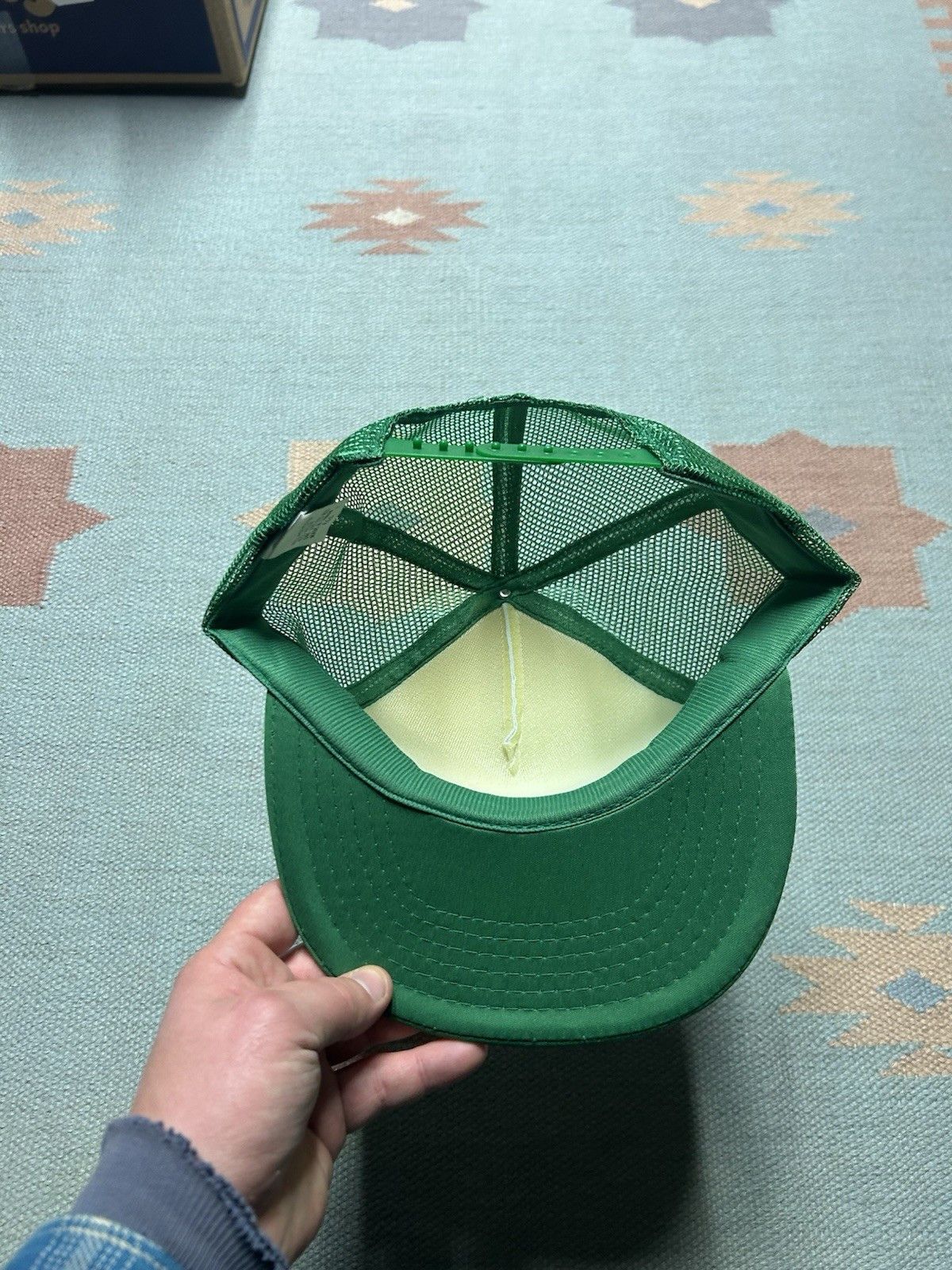 Vintage Vtg trucker hat St Maarten Caribbean island beach palm trees Size ONE SIZE - 5 Thumbnail