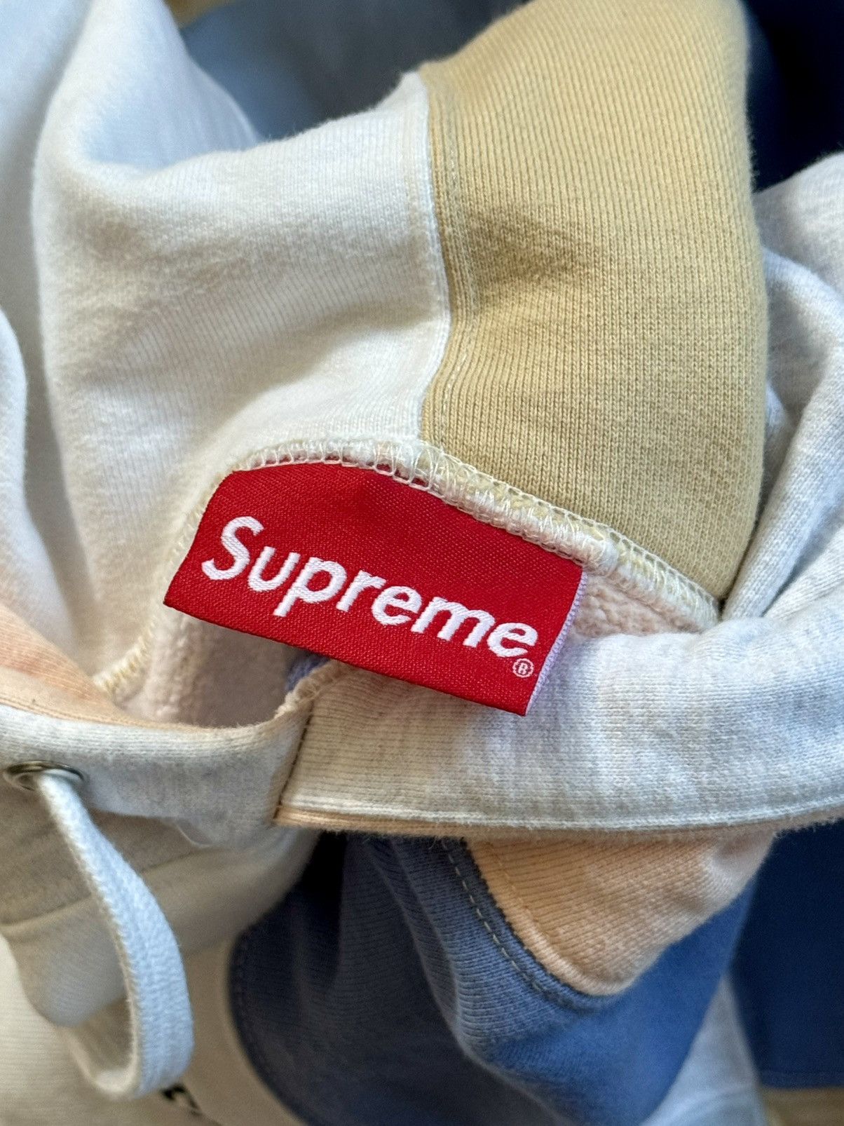 Supreme Supreme Hoodie Patchwork FW17 Pullover Sweatshirt Sz Small Size US S / EU 44-46 / 1 - 5 Thumbnail