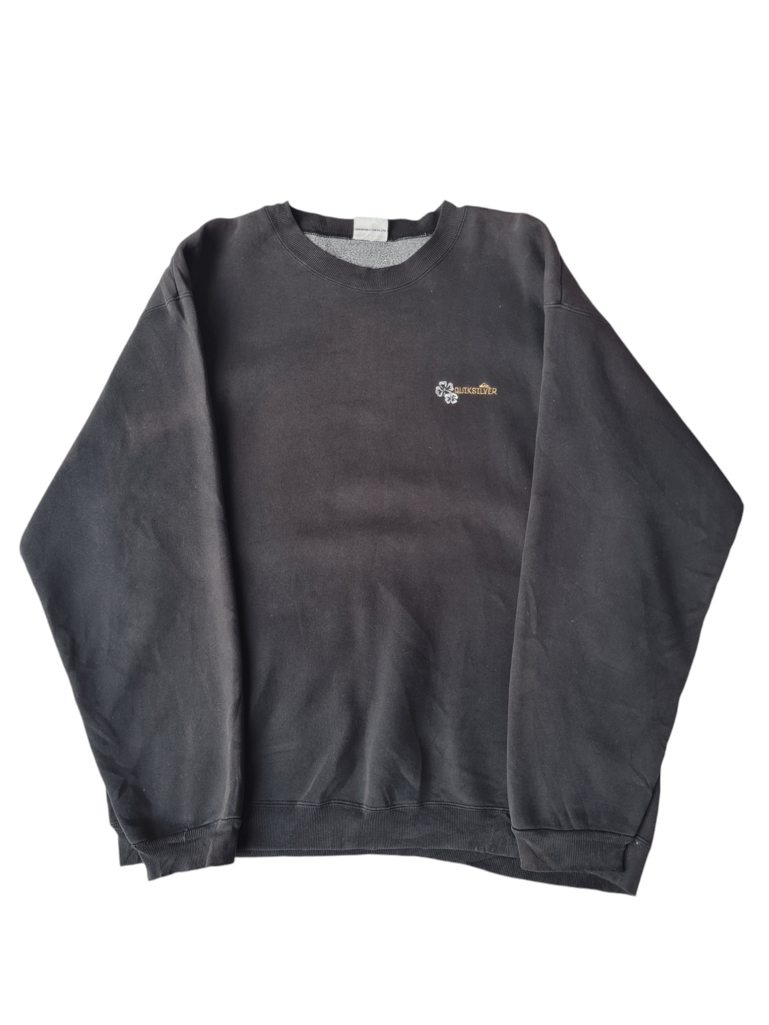 Quiksilver × Vintage Vtg Quiksilver Faded Black Size US L / EU 52-54 / 3 - 1 Thumbnail