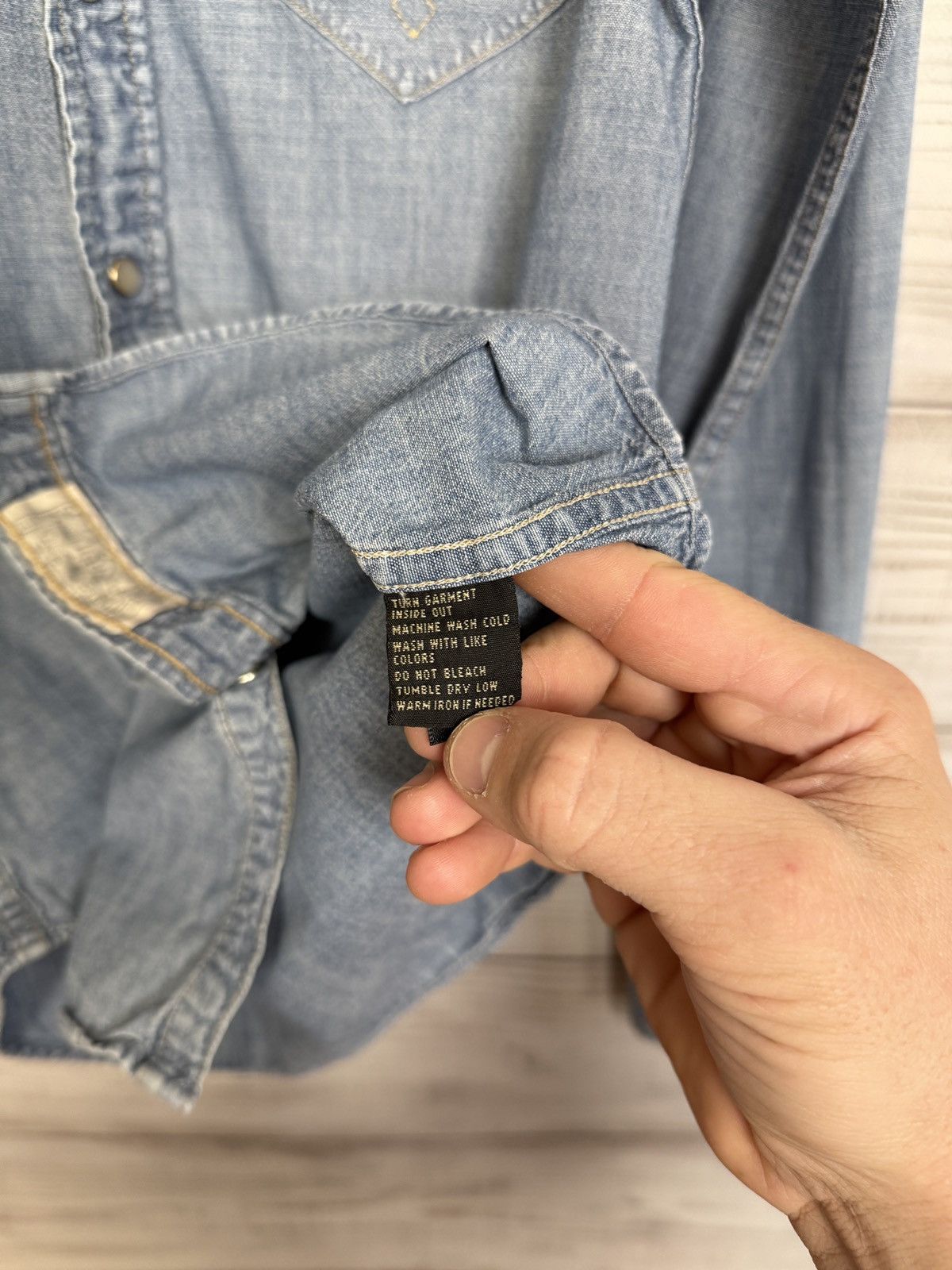 RRL Ralph Lauren Vintage RRL Double RL Ralph Lauren Denim Jacket Size US S / EU 44-46 / 1 - 21 Thumbnail