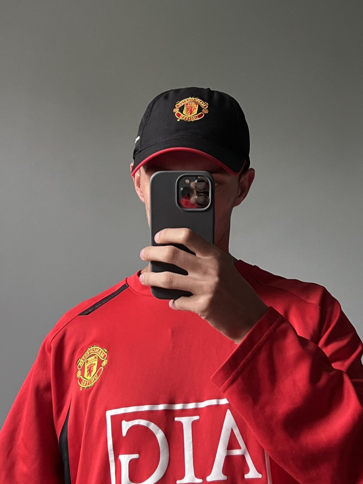 Nike Vintage Nike Manchester United Soccer Football Cap Size ONE SIZE - 2 Thumbnail