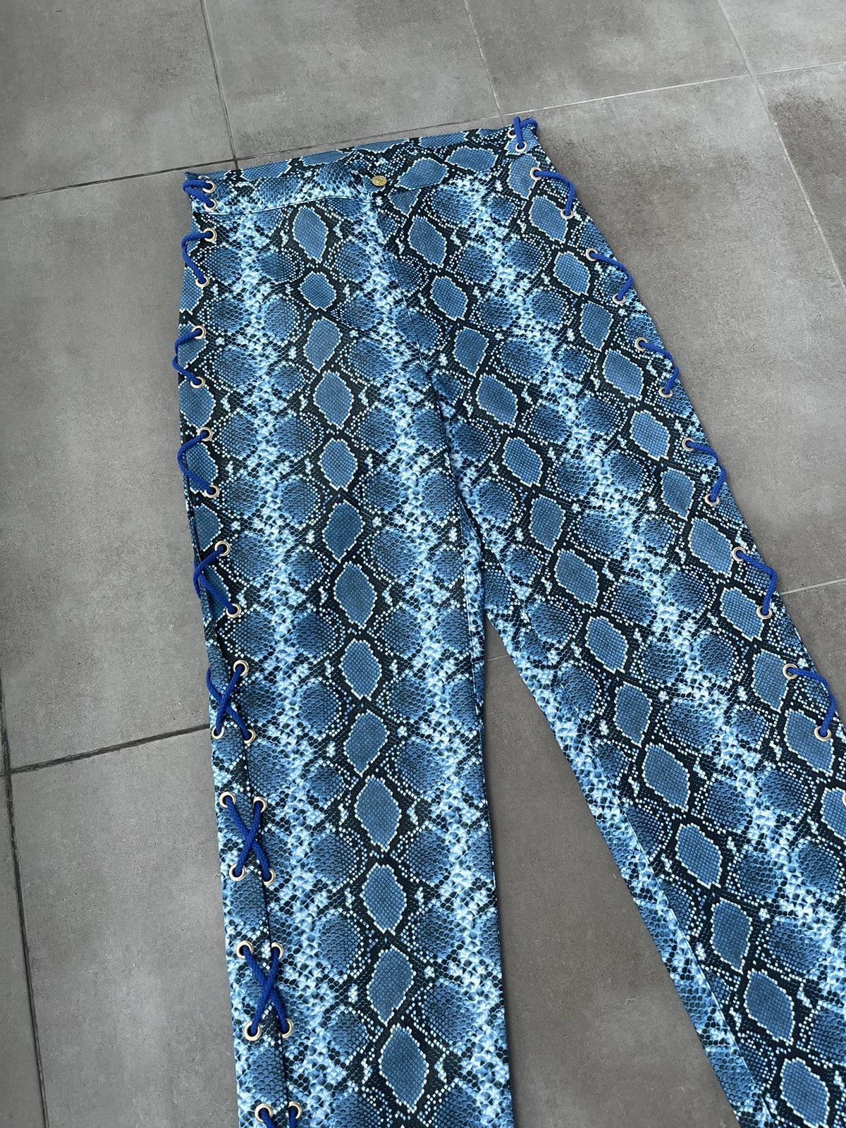 Other !DS! SS23 Nikolaj Storm Angelo Snake Skin Pattern Pants Size US 30 / EU 46 - 11 Thumbnail
