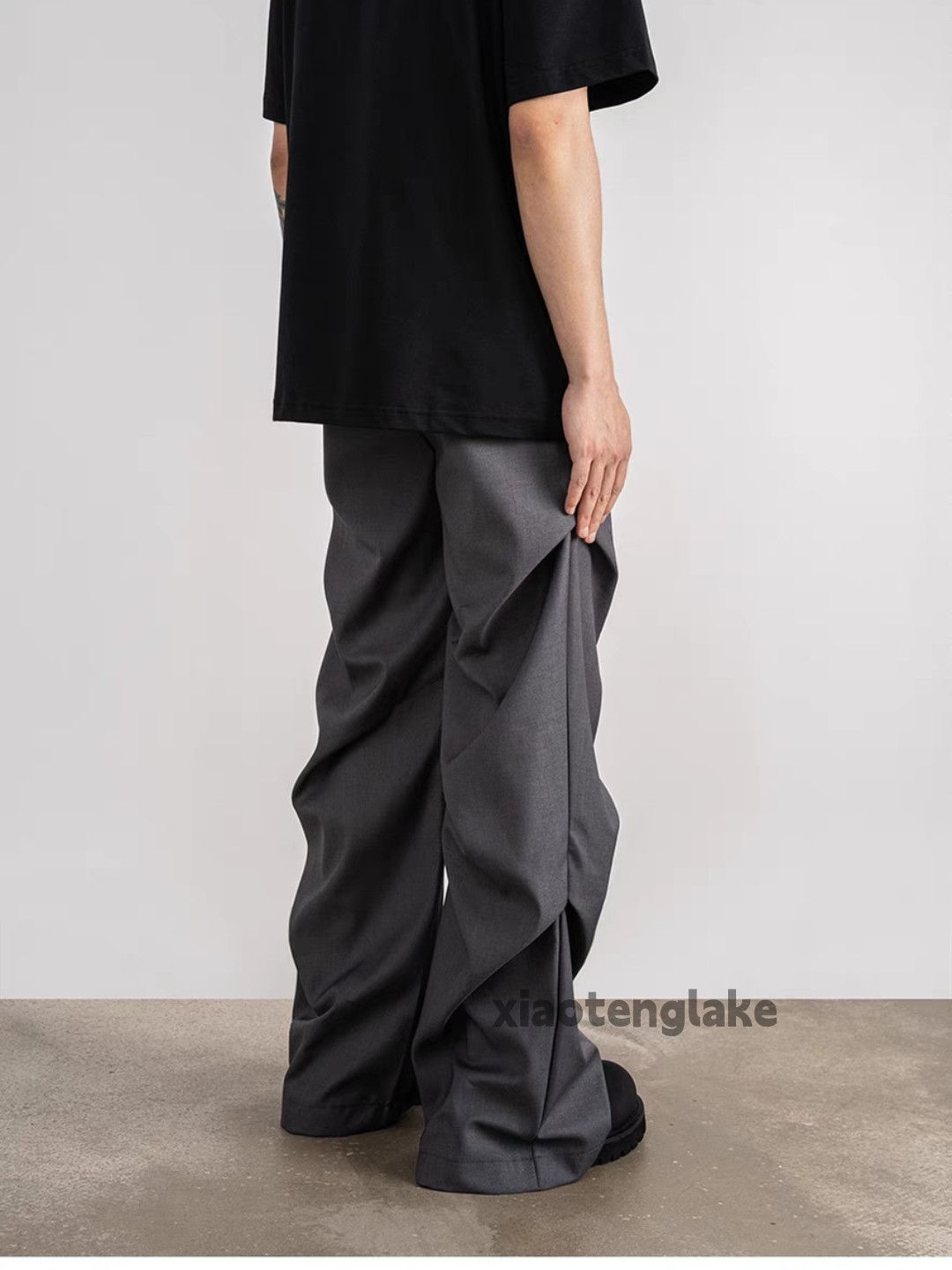 Designer × Japanese Brand × Vintage utility pleated retro loose yuppie stack pants Size US 28 / EU 44 - 6 Thumbnail