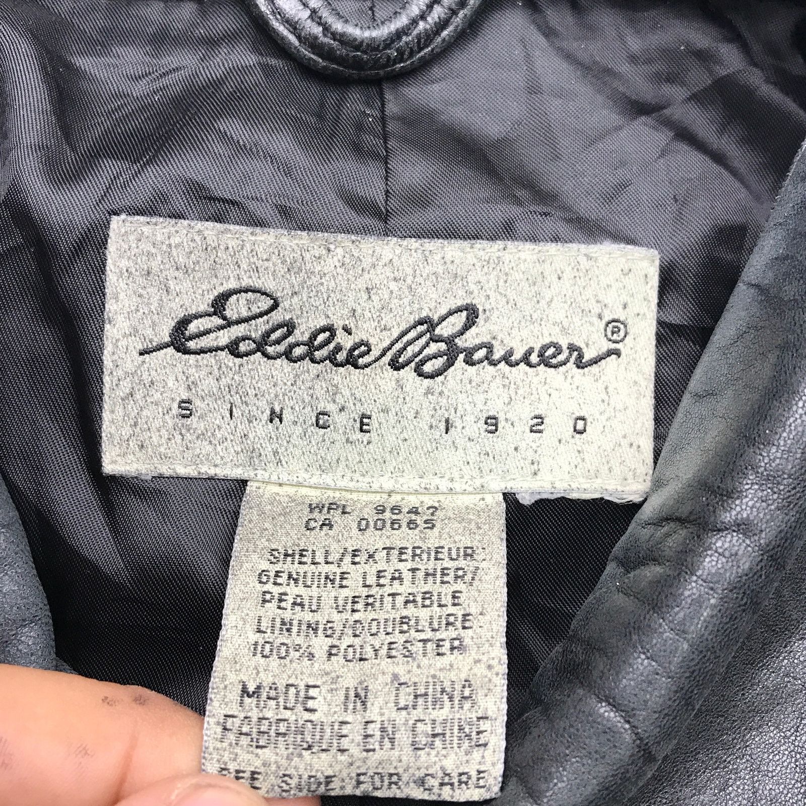 Eddie Bauer Eddie Bauer Genuine Leather Jacket Women's Large Long Sleeve Size L / US 10 / IT 46 - 3 Thumbnail
