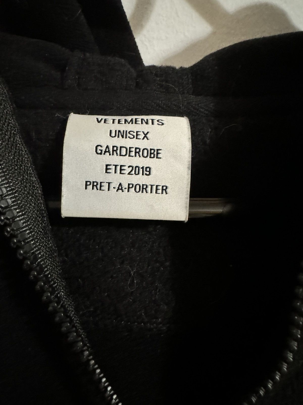 Vetements Vetements SS19 Gimp mask fleece hoodie Size US M / EU 48-50 / 2 - 8 Thumbnail