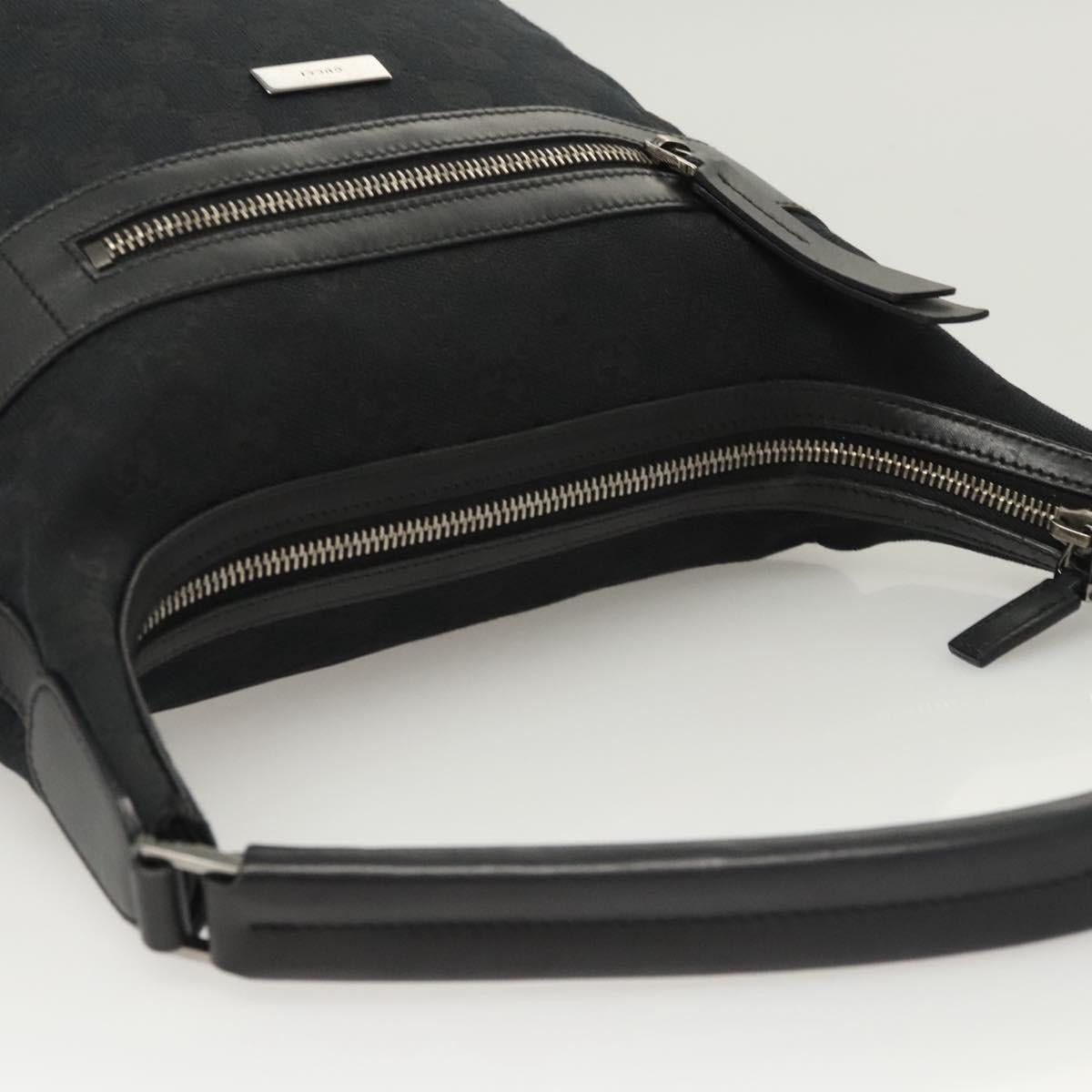 Gucci GUCCI GG Canvas Shoulder Bag Black 001 001 Size ONE SIZE - 6 Thumbnail
