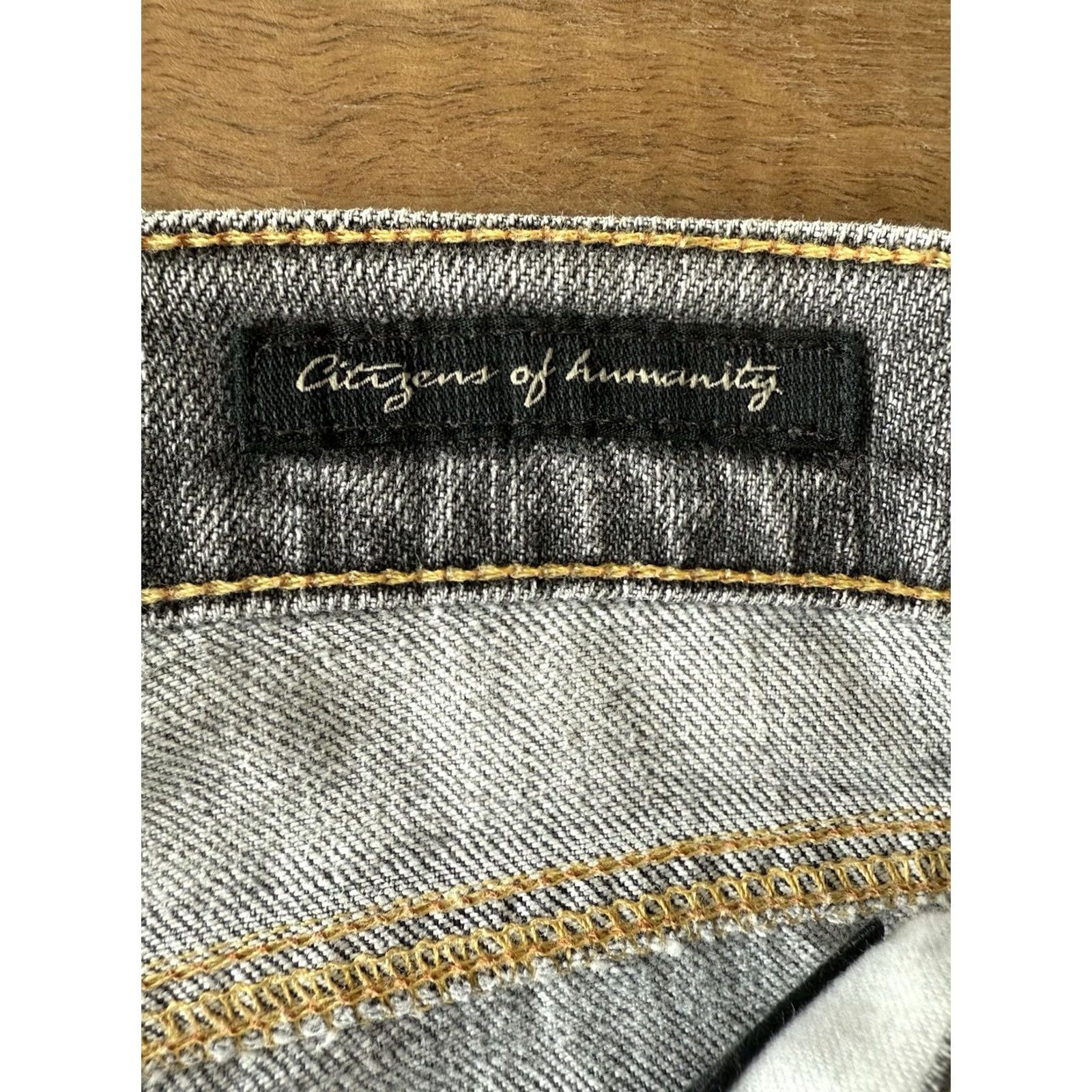 Citizens Of Humanity VTG Citizens of Humanity Jackie Bootcut Jeans Womens 29 (33x32) Denim Gray 5-Pocket 195088 Jeans Mens Womens Girls Boys Size 29" - 3 Thumbnail