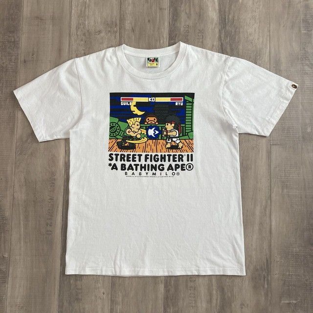Bape BAPE × CAPCOM Street Fighter 2 Milo T-shirt a bathing ape Size US M / EU 48-50 / 2 - 1 Thumbnail