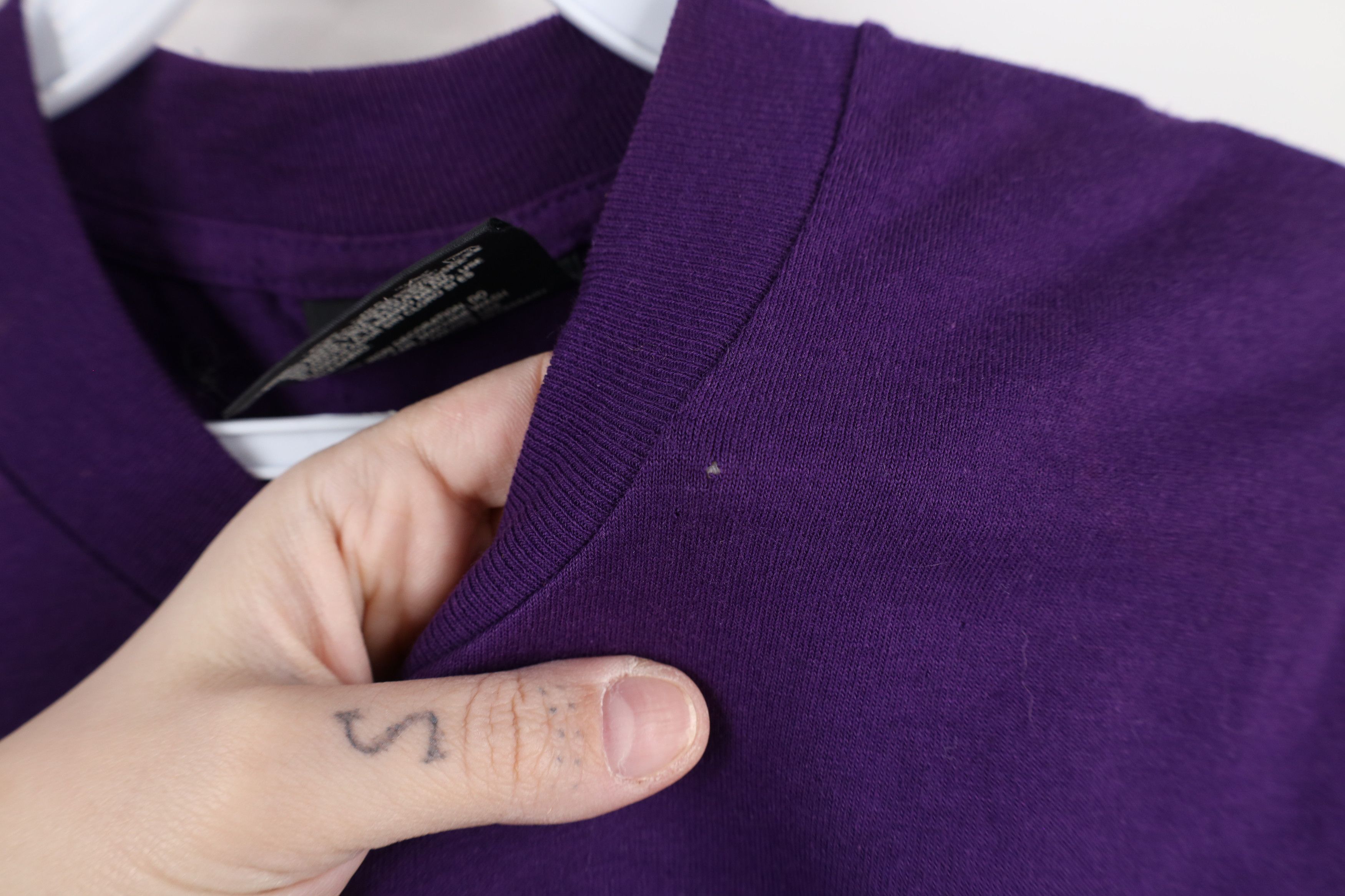 Vintage Vintage 90s Spell US Postage Stamp Ohio T-Shirt Purple USA Size US XL / EU 56 / 4 - 5 Thumbnail