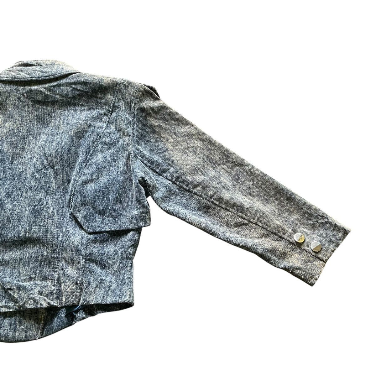 If Six Was Nine JAPANESE BRAND MUD BLUE WASH CROP TOP JACKET Size M / US 6-8 / IT 42-44 - 11 Thumbnail