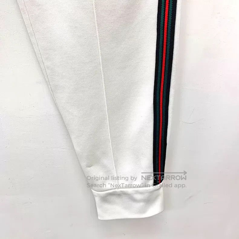 Gucci Gucci Size L White logo cherry pattern elastic waist leg ca Size 24" / US 00 / IT 34 - 5 Thumbnail