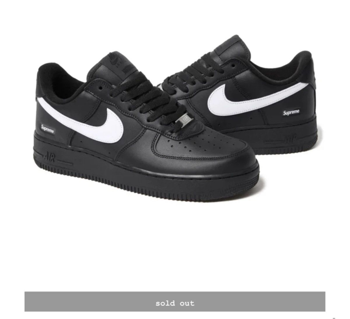 Nike × Supreme Supreme Nike Air Force 1 Low Size 7.5 Brand New ! ! ! Size US 7.5 / EU 40-41 - 1 Thumbnail