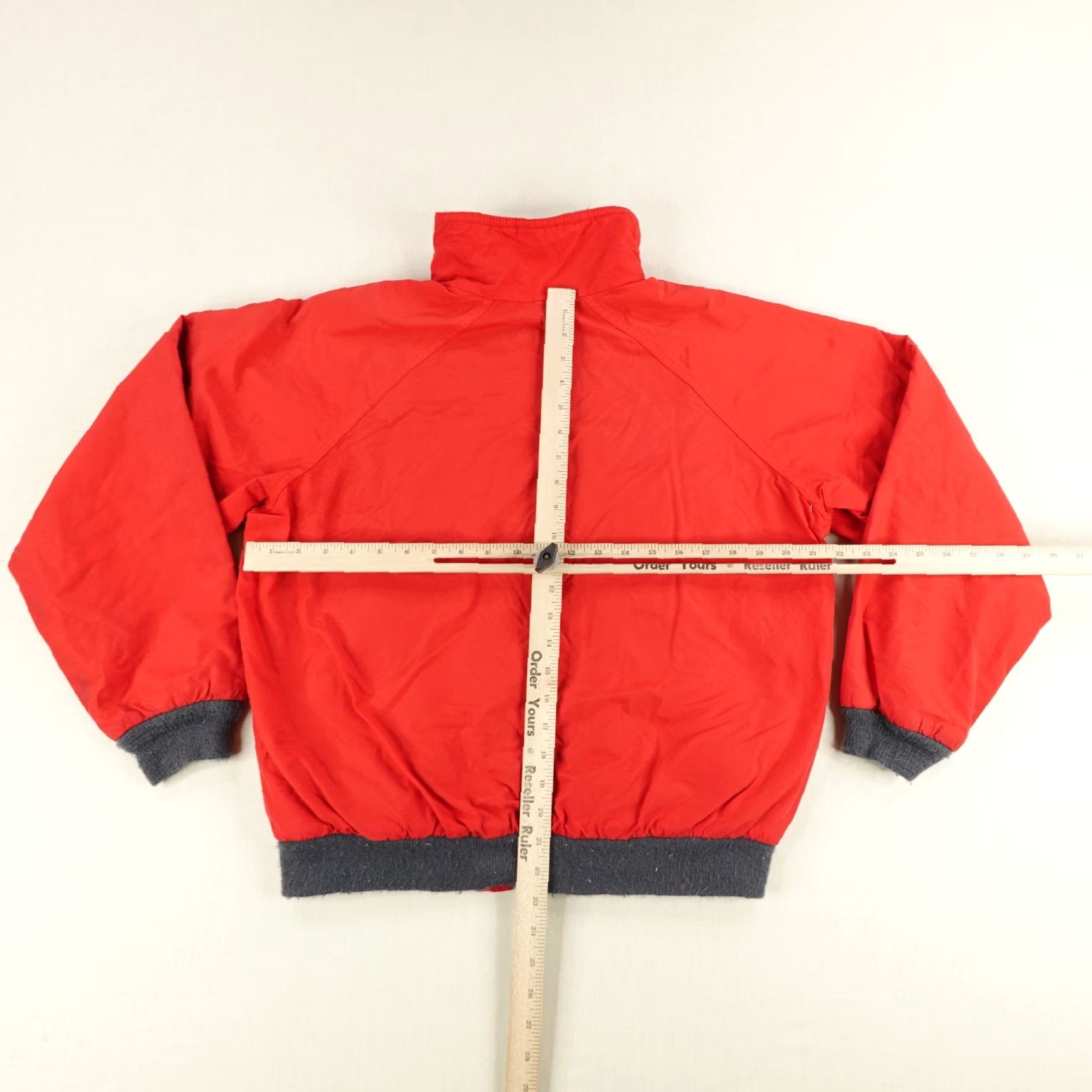 Vintage Vintage Woolrich Jacket Mens Medium Red Fleece Lined Windbreaker Zip Up Coat 90s Size US M / EU 48-50 / 2 - 4 Thumbnail