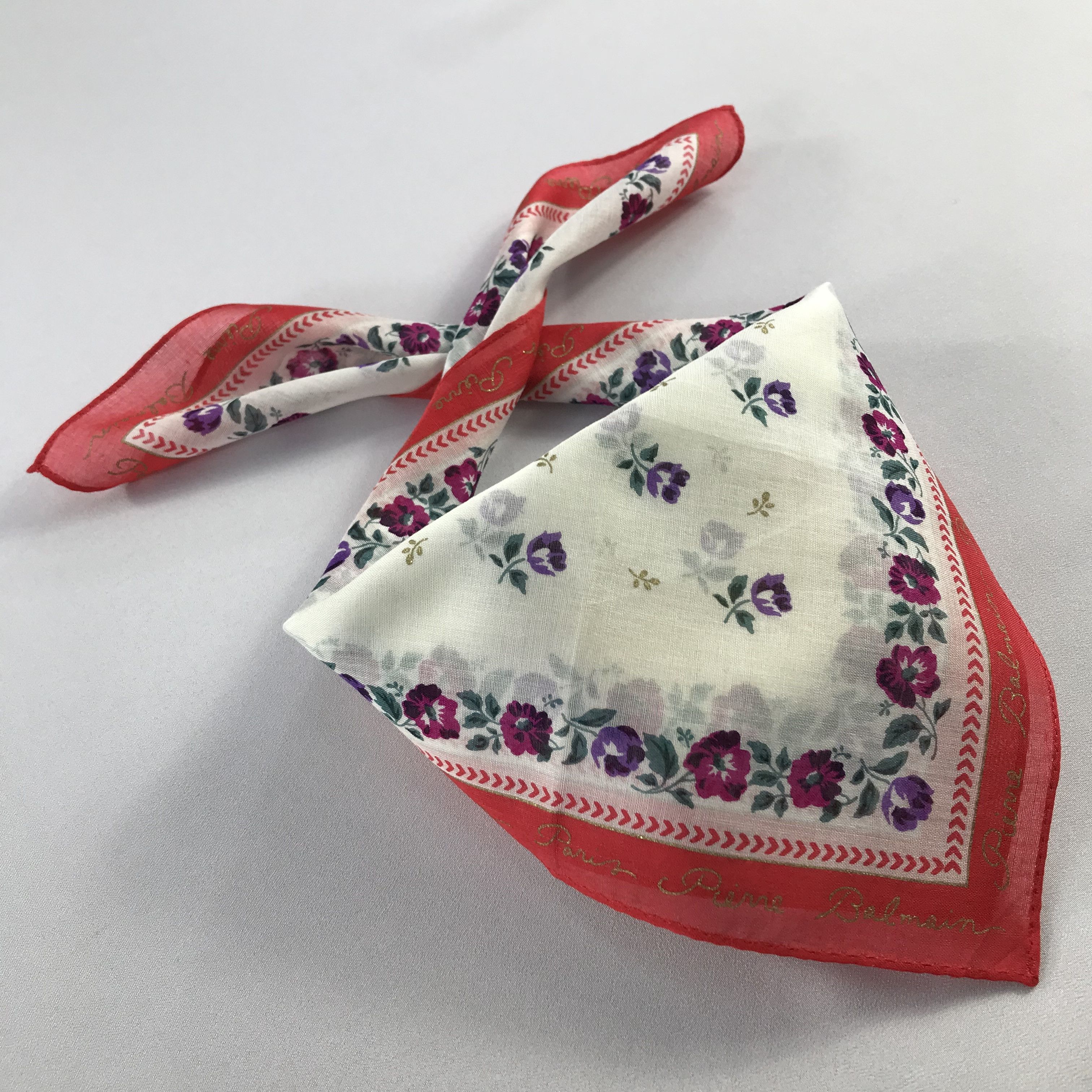 Pierre Balmain Pierre Balmain Handkerchief / Bandana / Neckerchief C786 Size ONE SIZE - 1 Thumbnail
