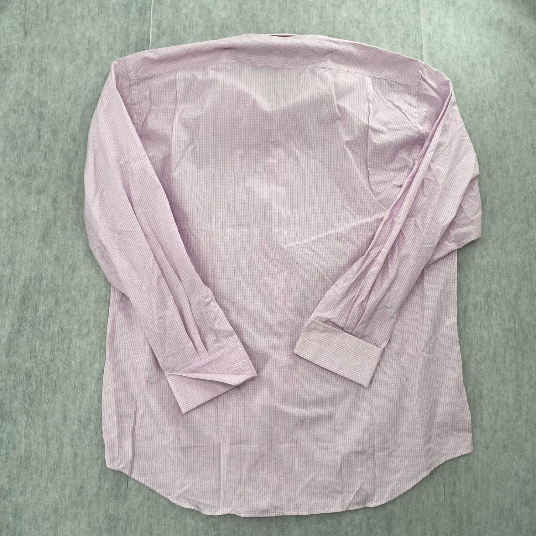 Paul Stuart VINTAGE Paul Stuart Shirt Long Sleeve Button Up Adult 16.5 Pink Cotton Casual Business Formal Men's Size US L / EU 52-54 / 3 - 2 Thumbnail