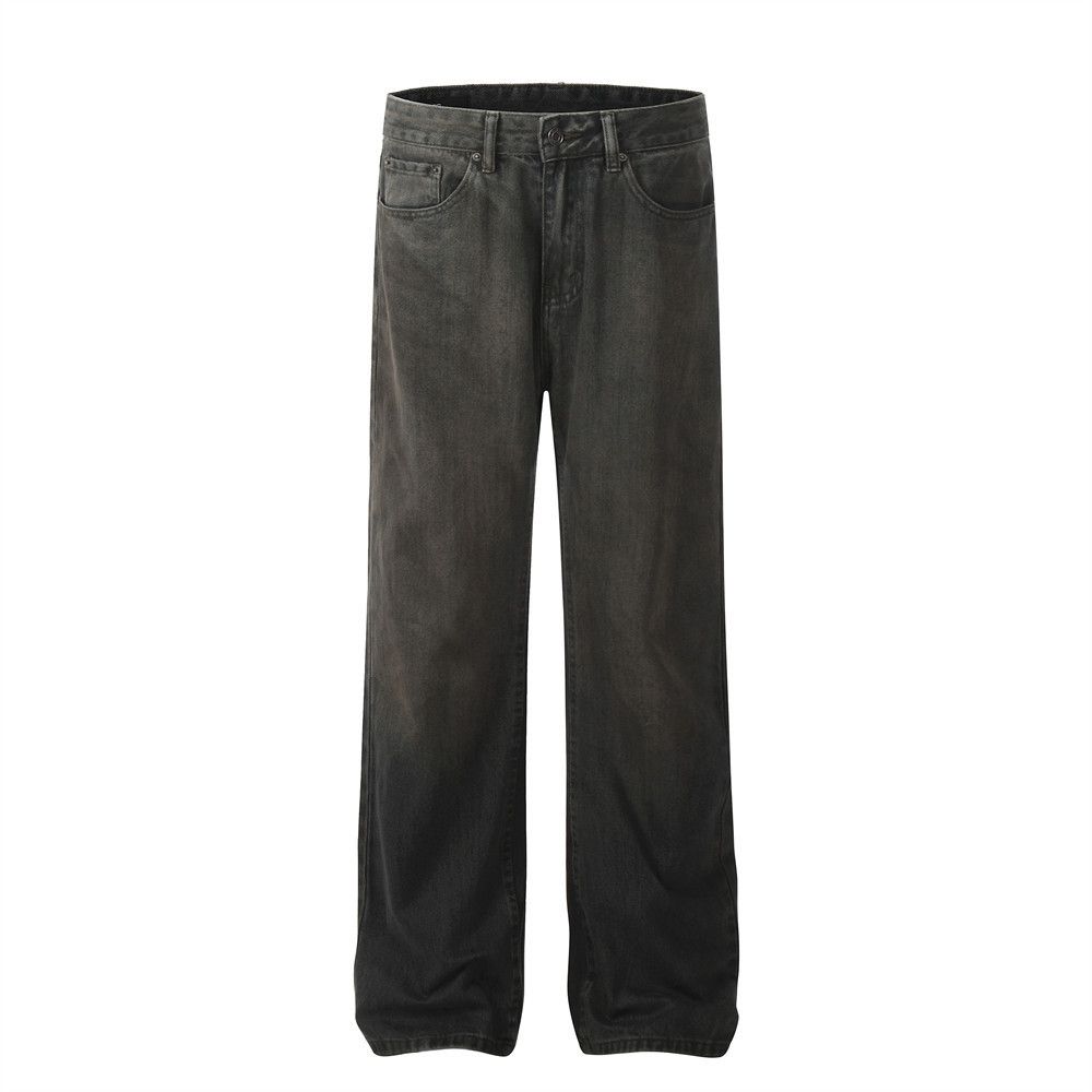 Japanese Brand × Jean Street style distressed men's straight jeans Size US 32 / EU 48 - 1 Thumbnail