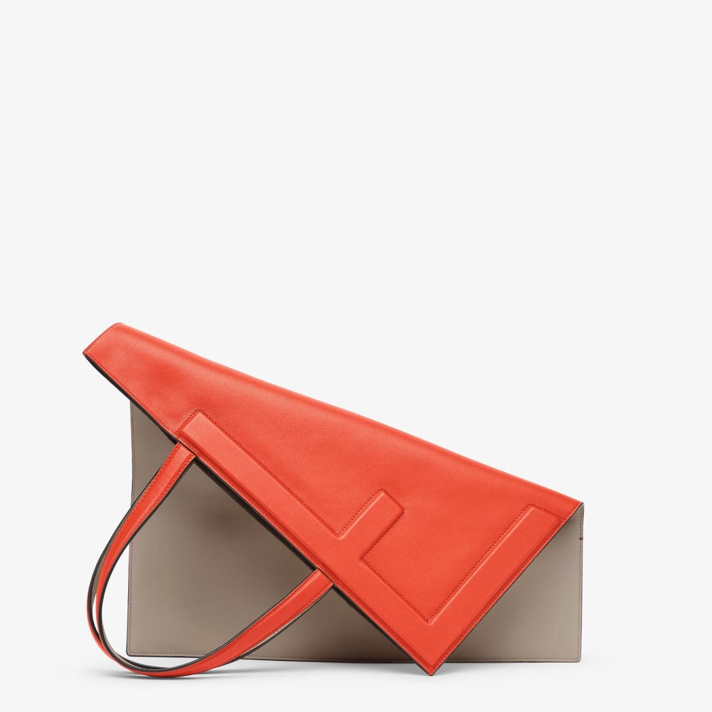 Fendi o1s1wg111224 Size: OS / Flip Large Bag in Orange & Beige Size ONE SIZE - 3 Thumbnail