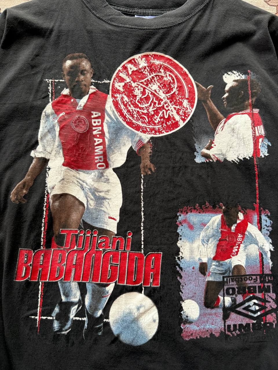 Vintage Very Rare Vintage Umbro Ajax Tijjani Babangida Tshirt Size US XL / EU 56 / 4 - 3 Thumbnail