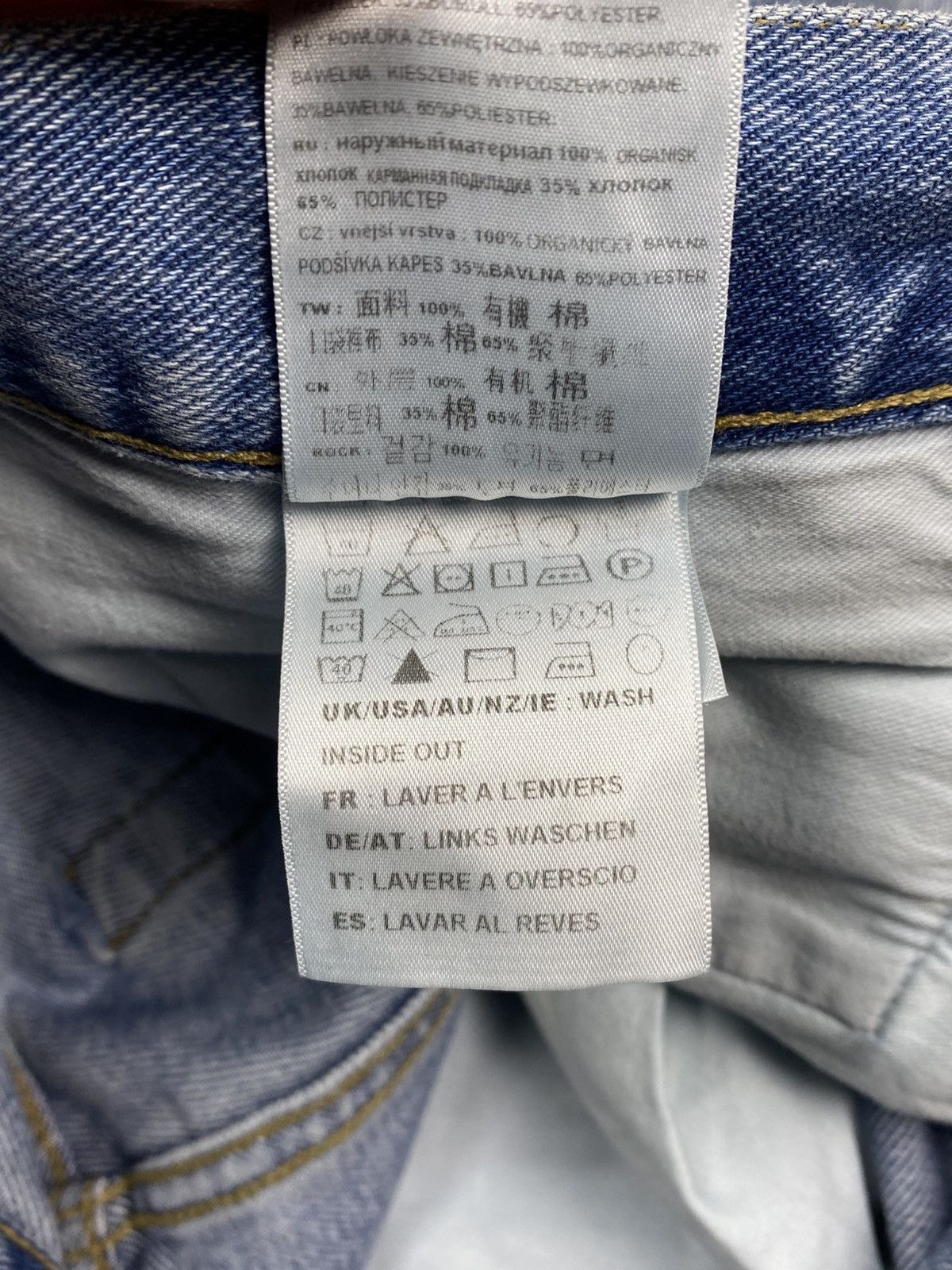 Carhartt Carhartt WIP Pontiac Pant Jeans Light Used Wash Straight Fit Size US 32 / EU 48 - 23 Thumbnail