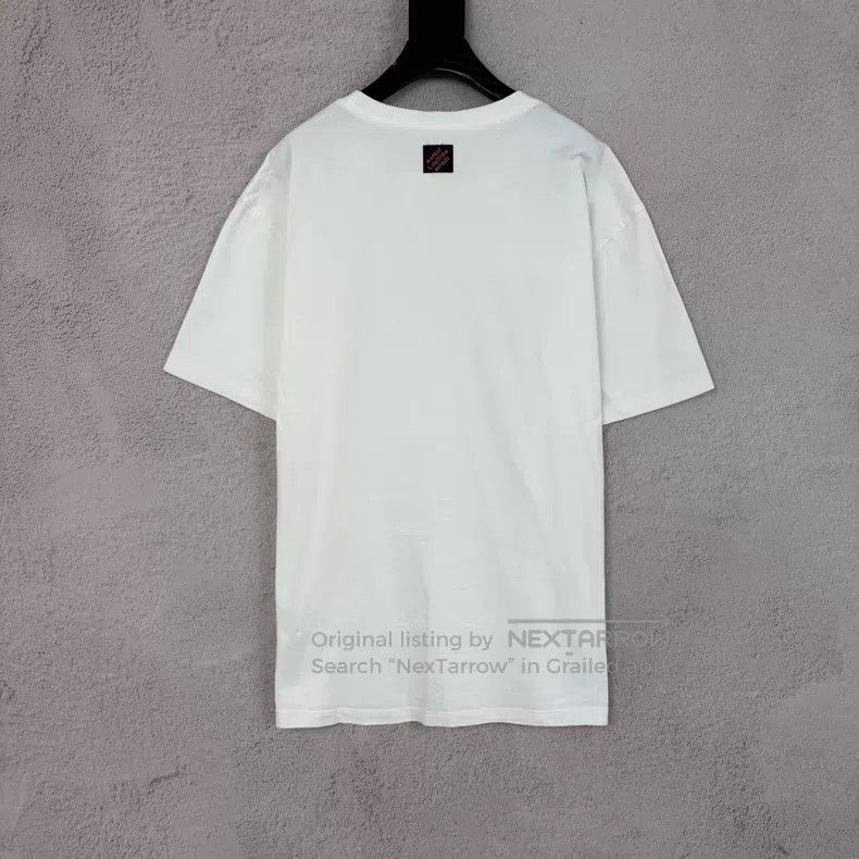 Louis Vuitton Louis Vuitton size 4l Rhinestone Logo Embroidery Crew Neck Size US M / EU 48-50 / 2 - 2 Thumbnail