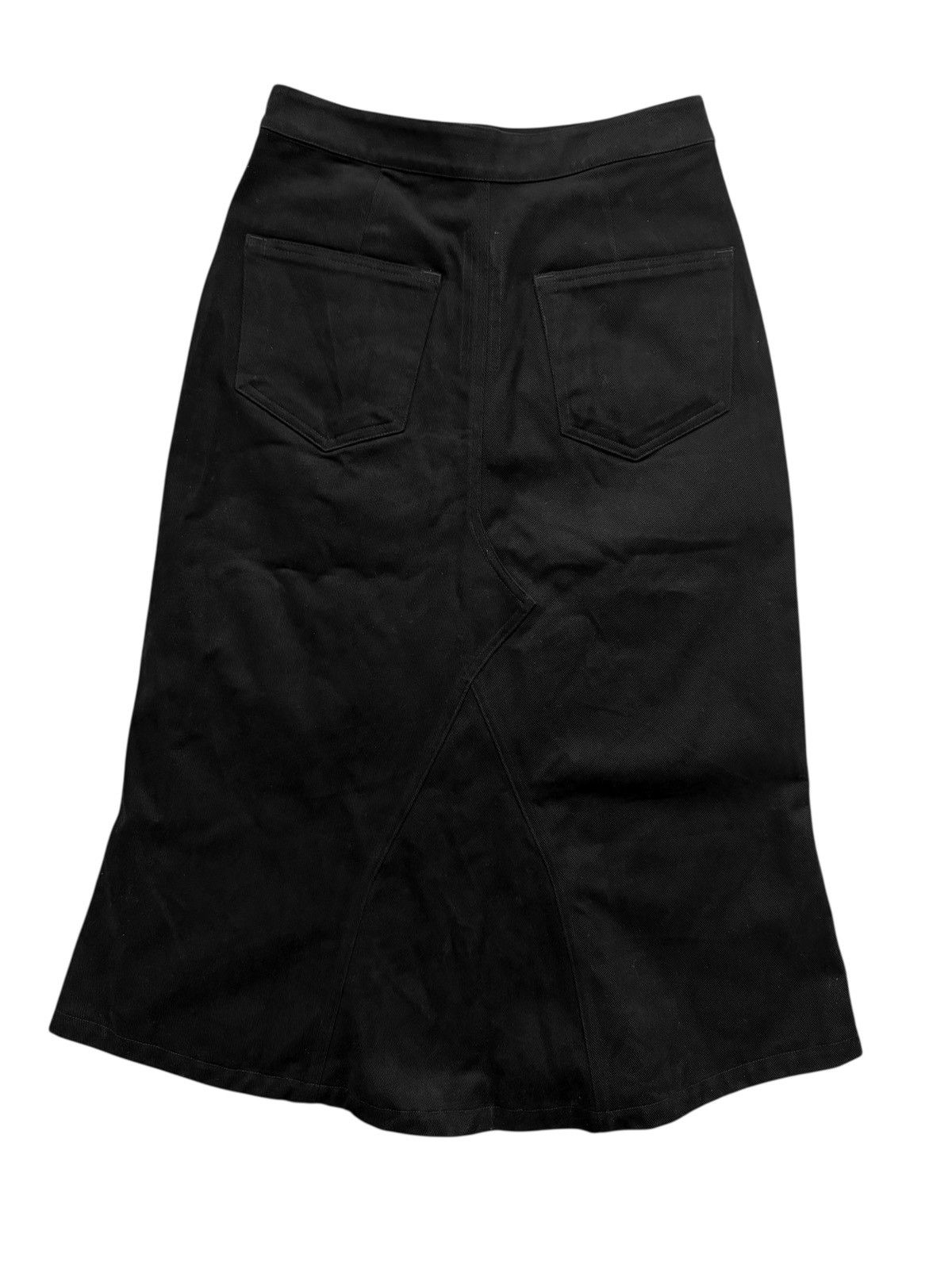 Rick Owens 2022 Strobe Godet Denim Maxi Skirt Size US 30 / EU 46 - 4 Thumbnail