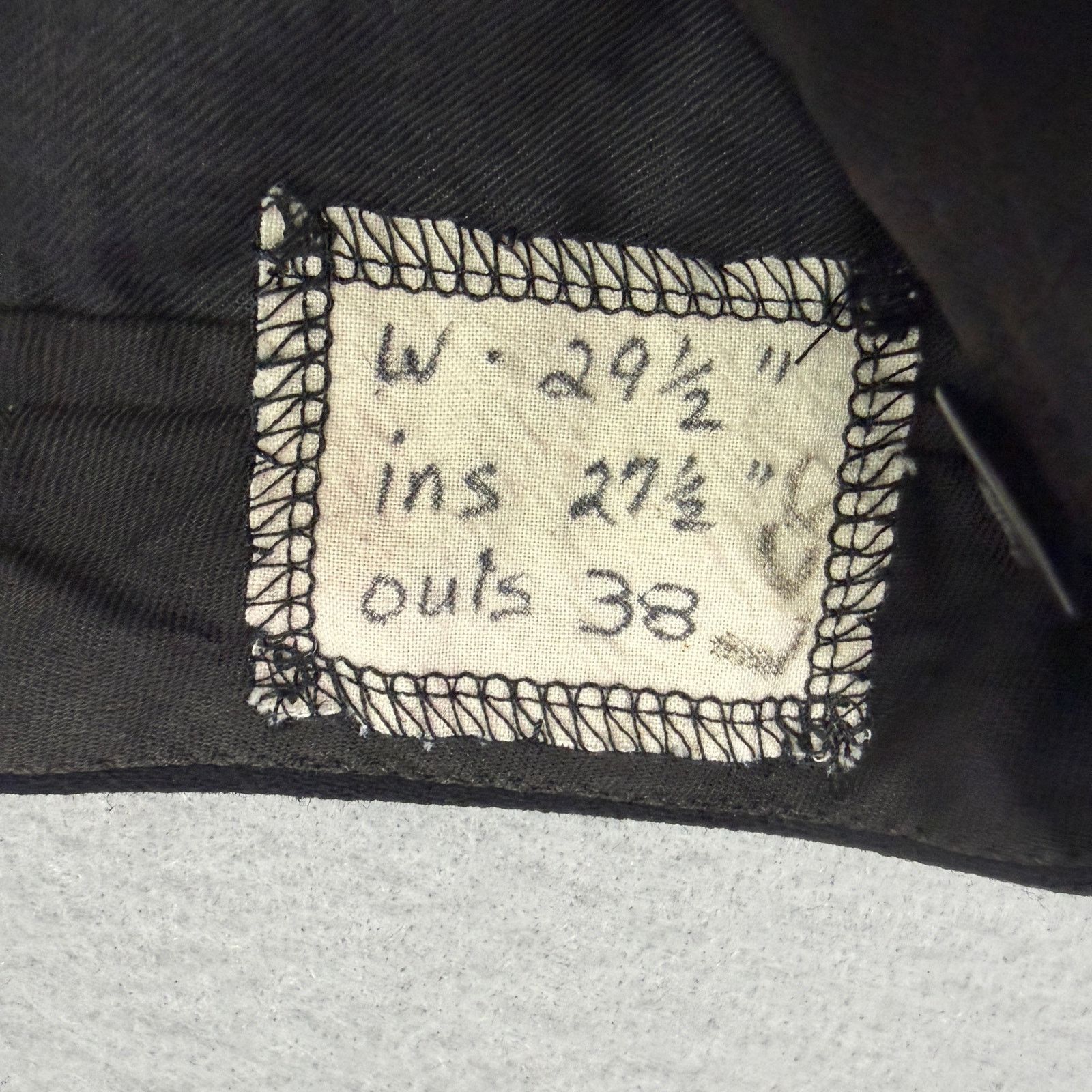Vintage Vintage Military Army Trousers Mens 28x28 Black Talon Zip Size US 28 / EU 44 - 6 Thumbnail